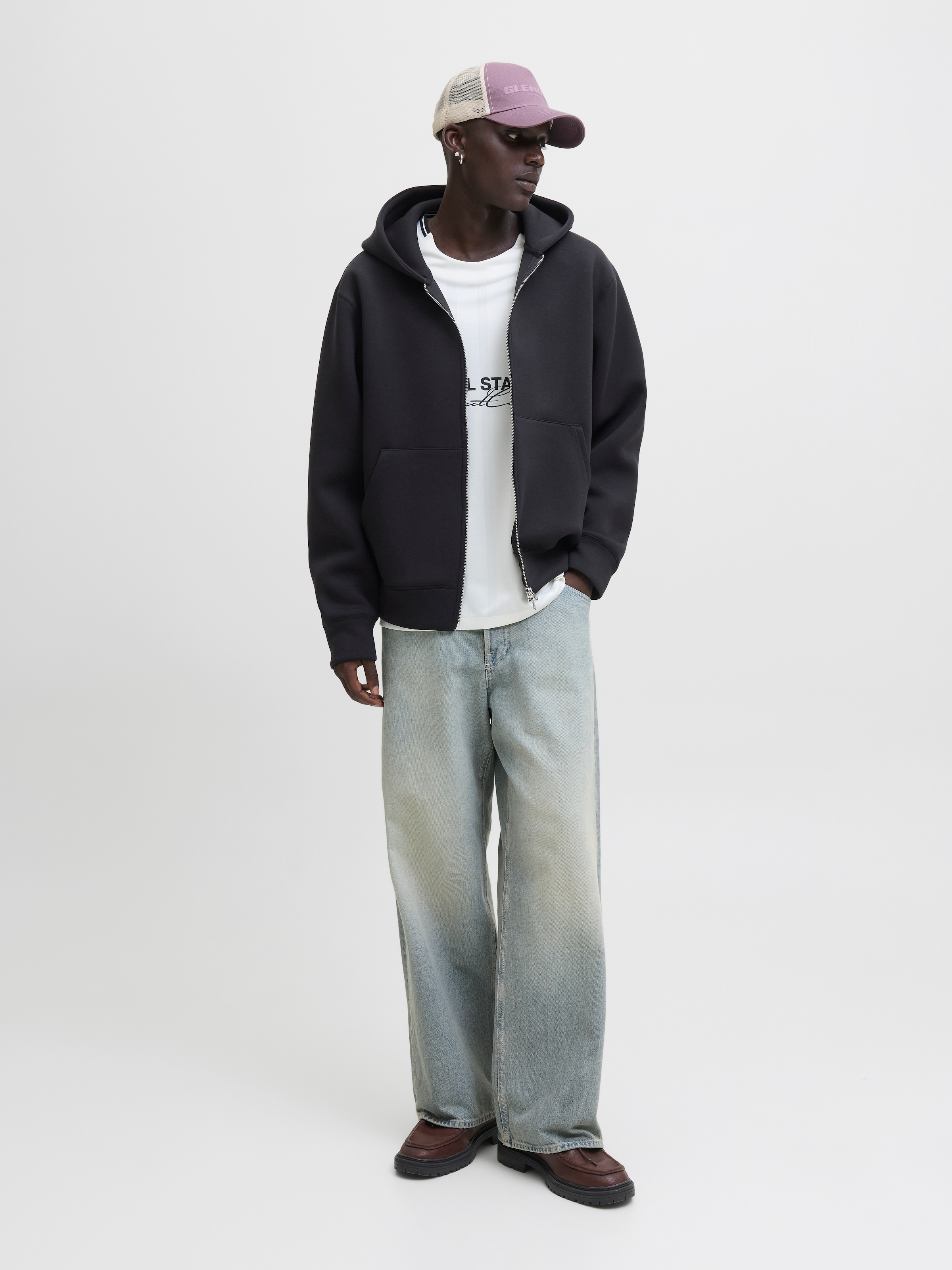 Jack & Jones Kapuzensweatshirt »JCOCOVER SCUBA SWEAT ZIP HOOD NOOS«
