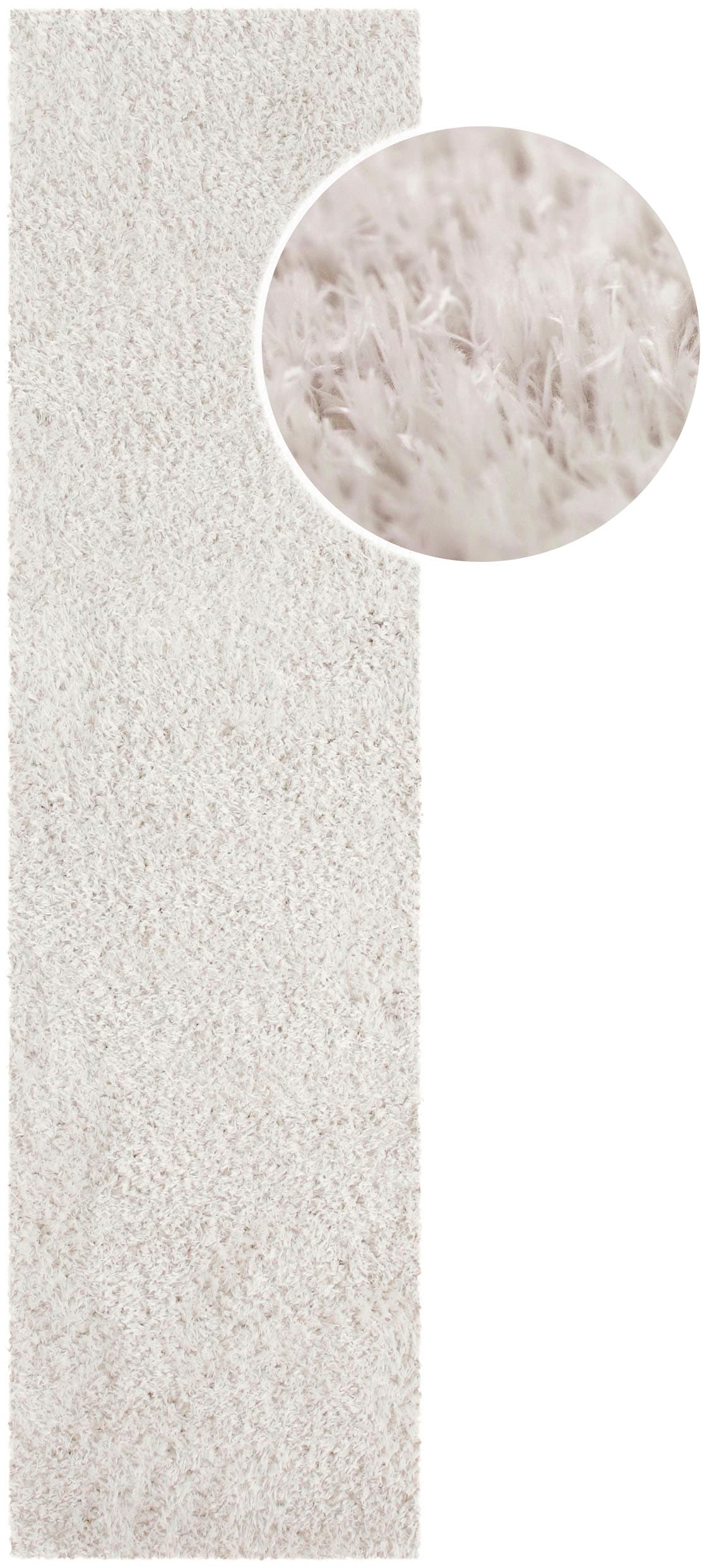 OTTO home Hochflor-Teppich »Josetta , auch als Läufer erhältlich« rechteckig 50 mm Höhe Langflor, Shaggy, dichter weicher Hochflor, uni farben, Wohnzimmer