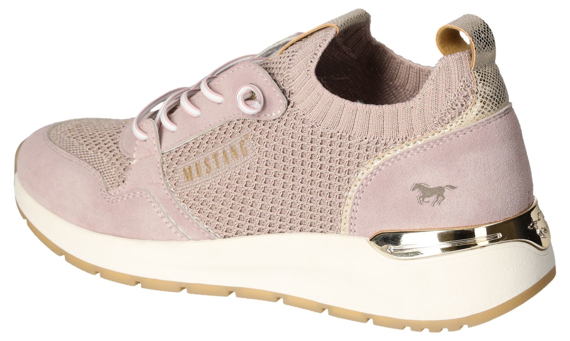 Mustang Shoes Slip-On Sneaker, Slipper, Sneaker mit Keilabsatz