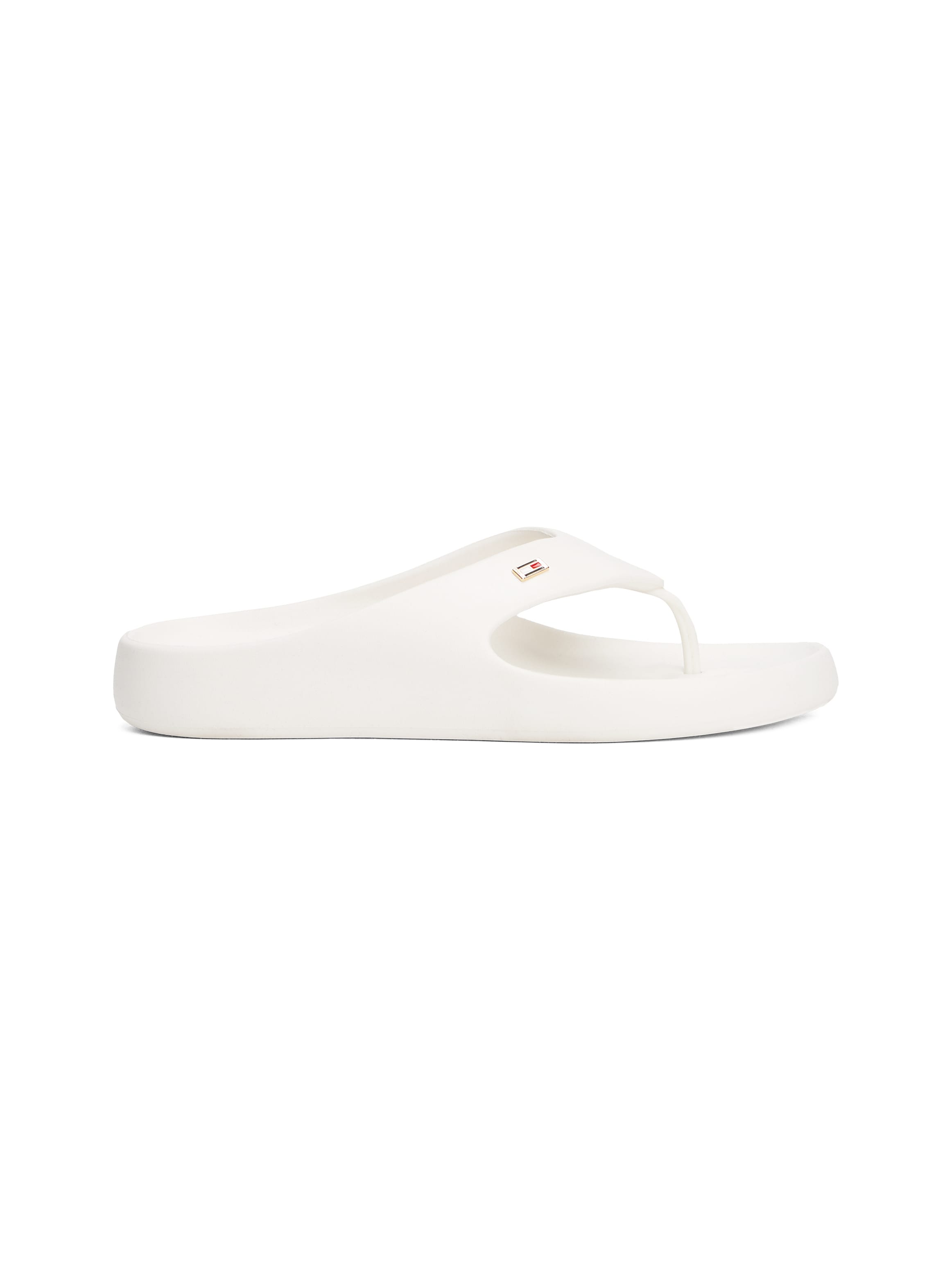 Tommy Hilfiger Zehentrenner »TH COMFORT BEACH SANDAL«, Dianette, Sommerschuh, Bequemschuh mit kleiner Logostickerei