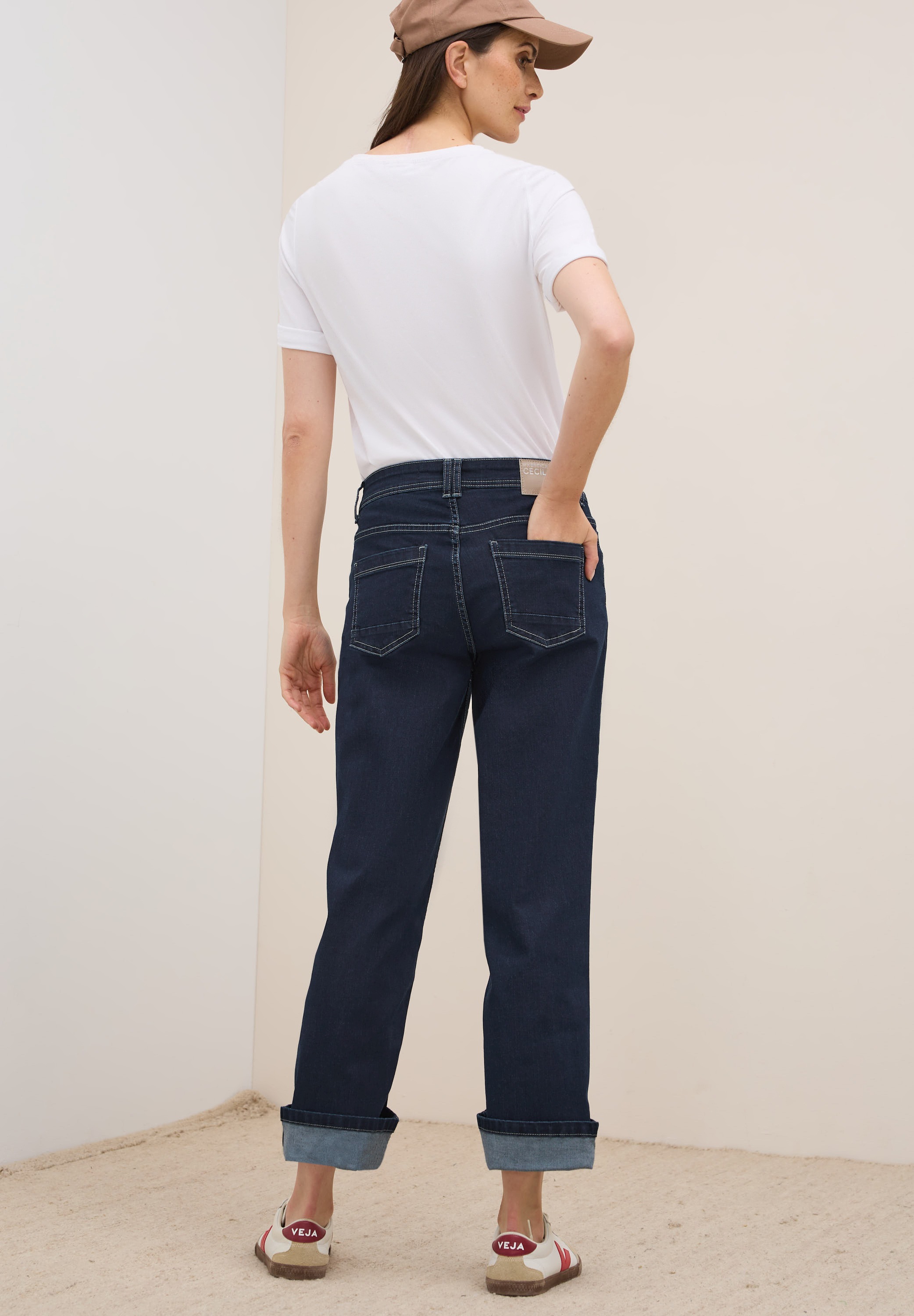Cecil Straight-Jeans »Style NEELE Straight«, im Loose Fit