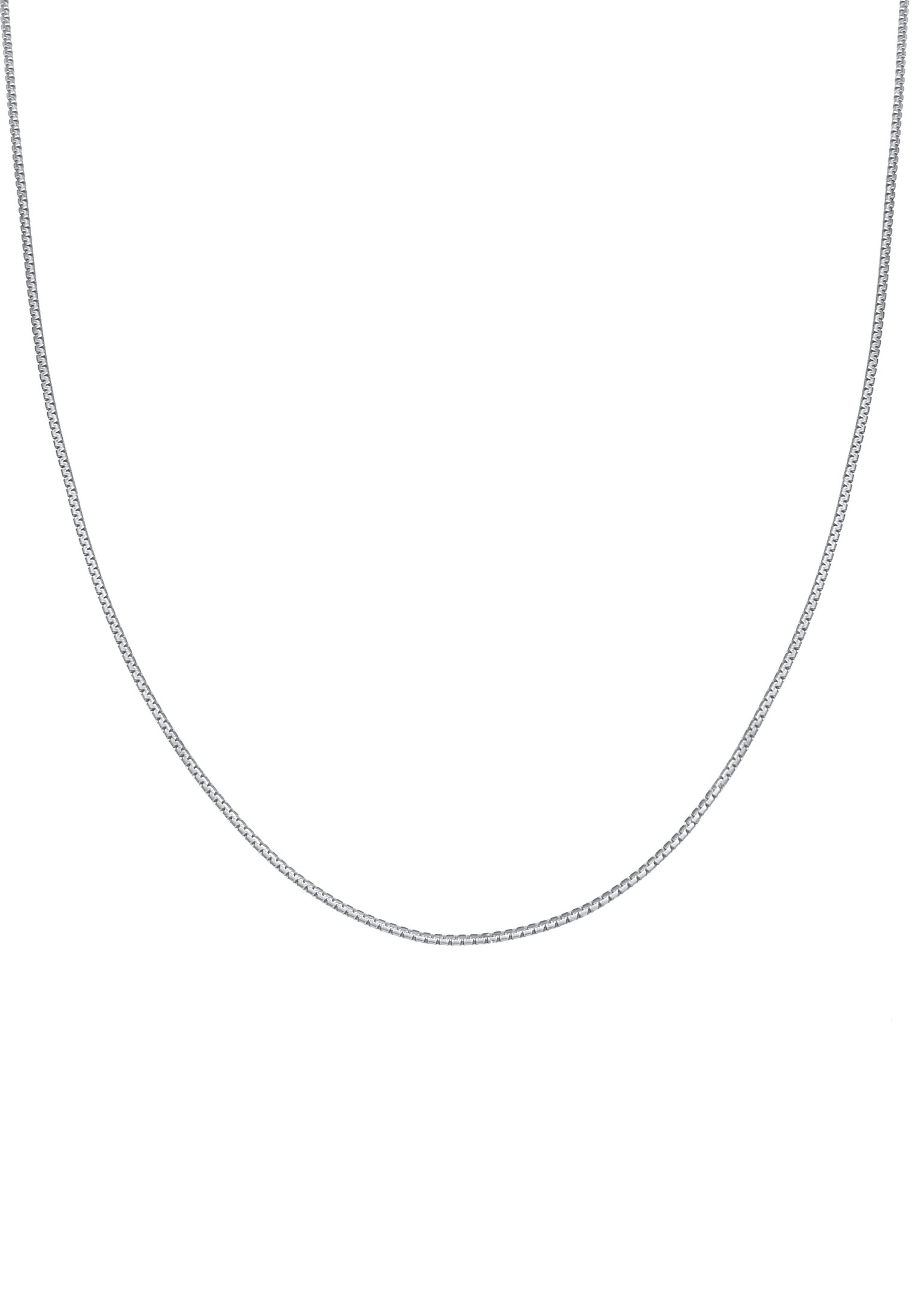 Elli Kette ohne Anhänger »Halskette Venezianer Basic Kette (1 mm) Karabiner 925 Silber«