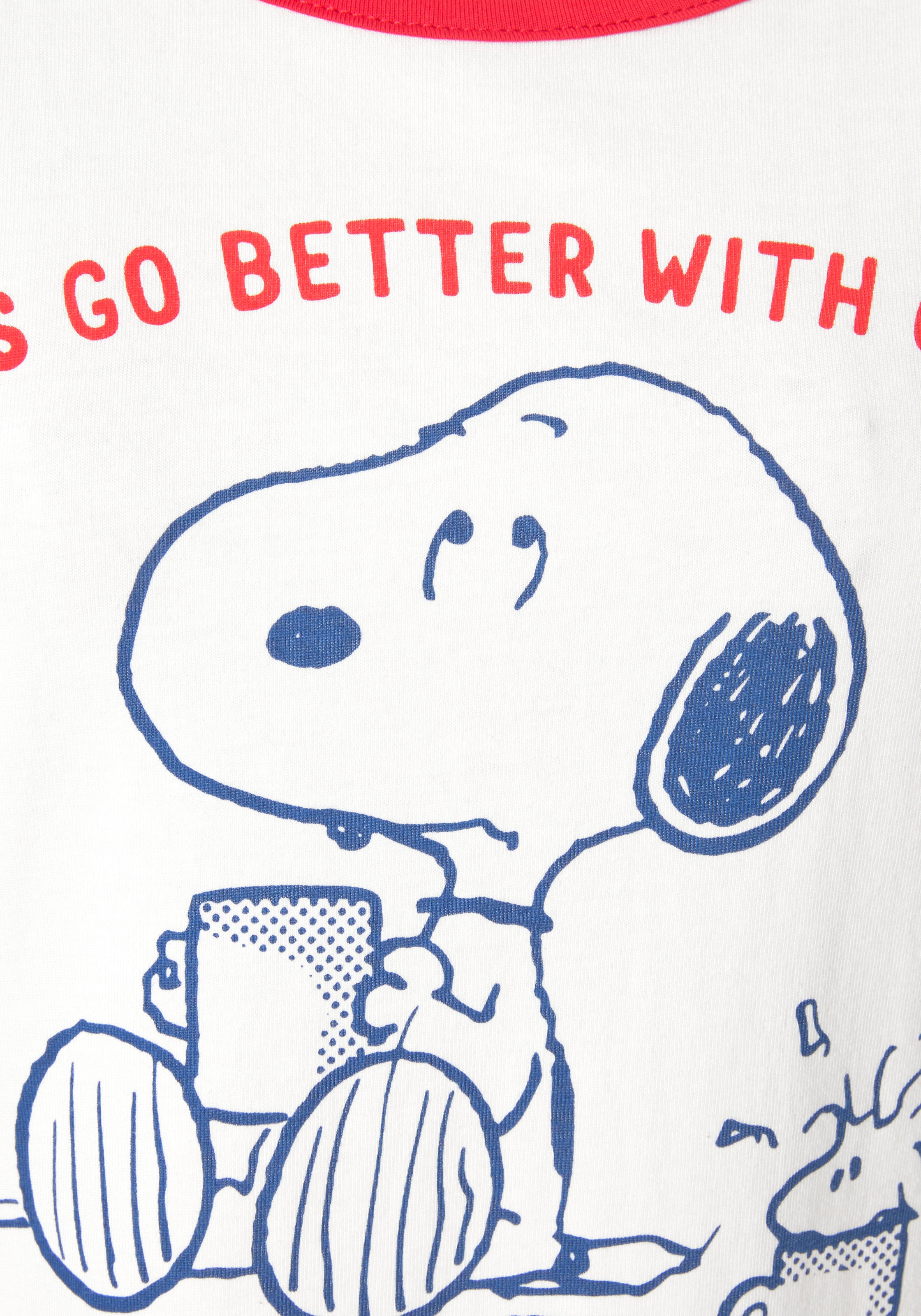 bestellen Druckmotiv UNIVERSAL | Peanuts Snoopy mit Nachthemd,