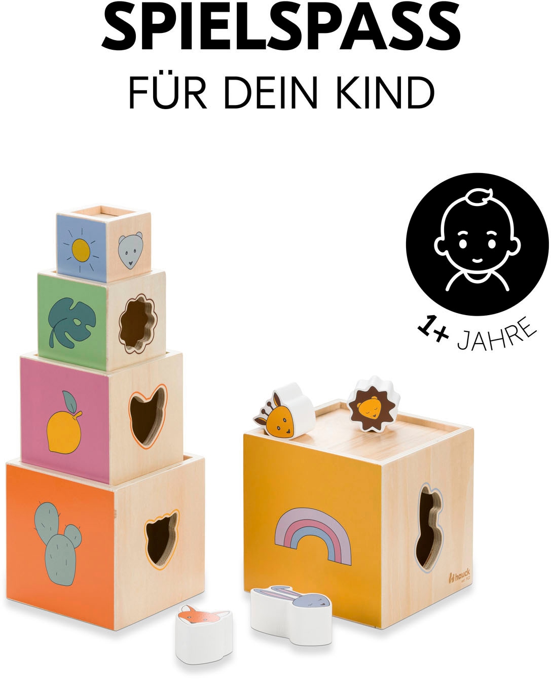 Hauck Stapelspielzeug »Stack N Rise«, FSC® - schützt Wald - weltweit