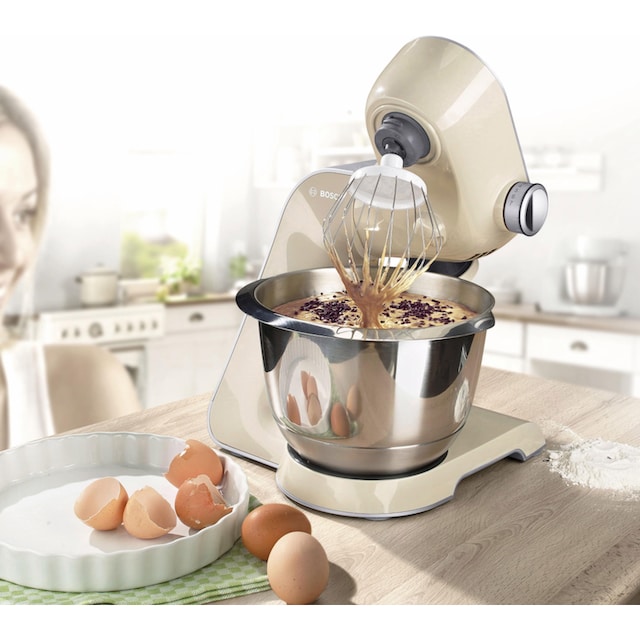 BOSCH Küchenmaschine »MUM5 CreationLine MUM58L20«, vielseitig einsetzbar,  Durchlaufschnitzler, 3 Reibescheiben, Mixer mit 3 Jahren XXL Garantie