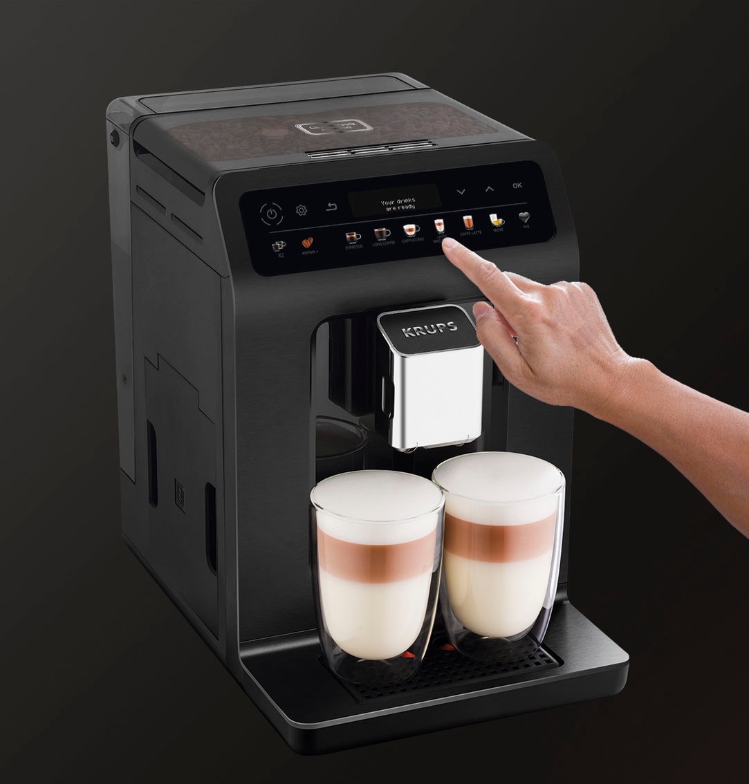 Krups Kaffeevollautomat »EA895N Jahren Evidence mit One« XXL Garantie 3