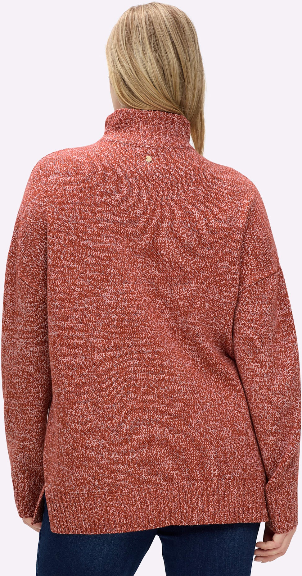 Sheego Stehkragenpullover »Pullover«
