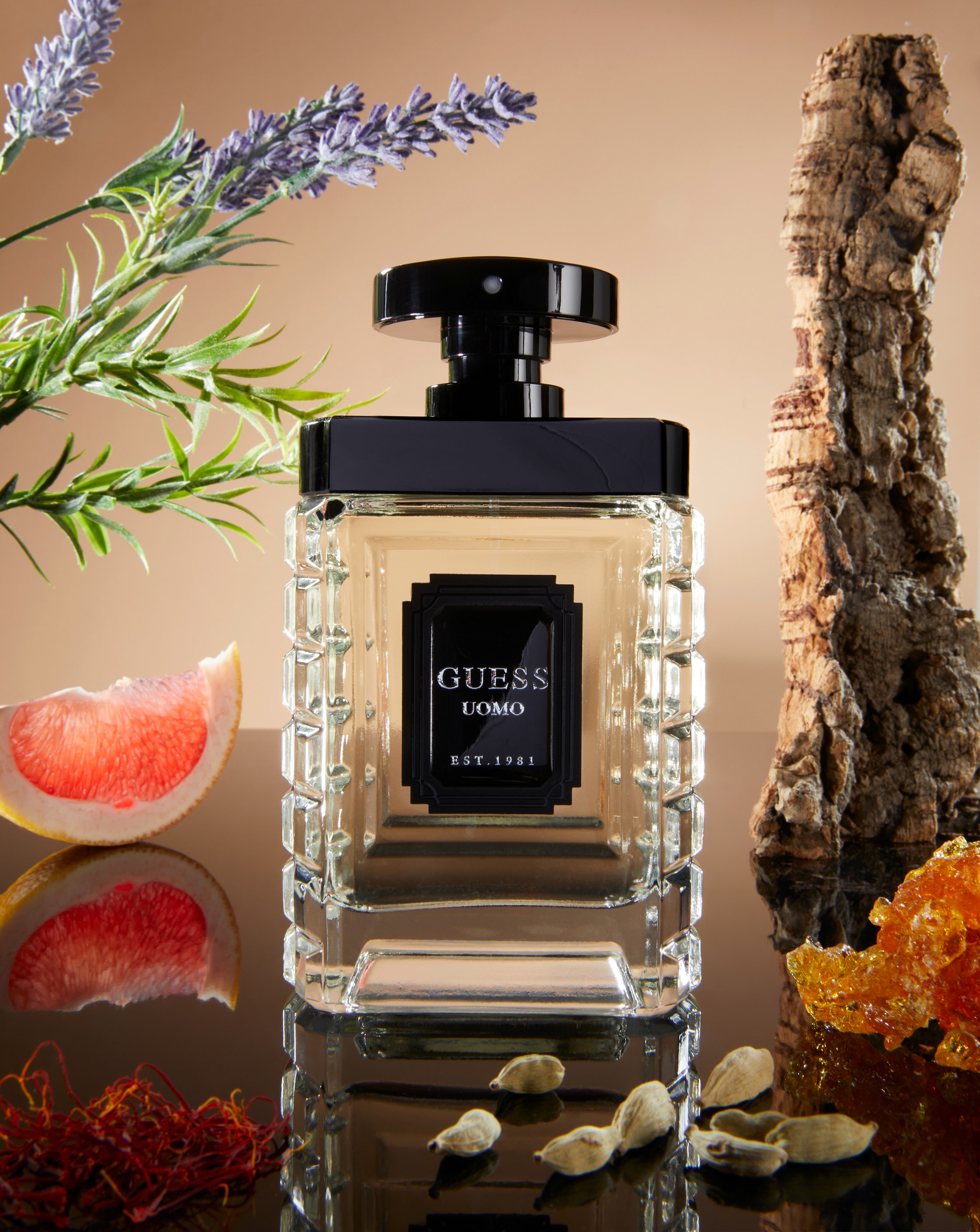Guess Eau de Toilette »UOMO EDT« mit Amber-Fougere-Duft