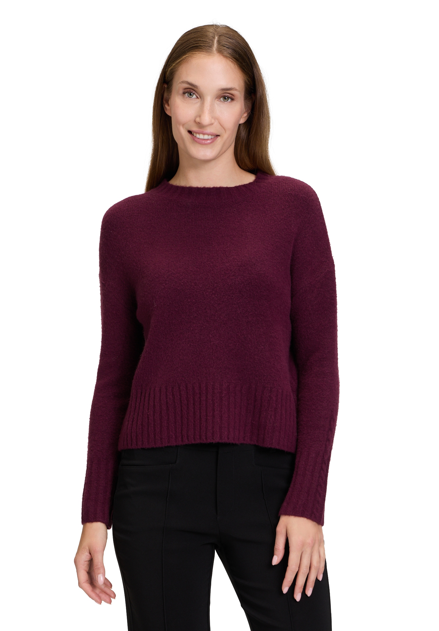 Cartoon Strickpullover »Strickpullover mit Rundhalsausschnitt«