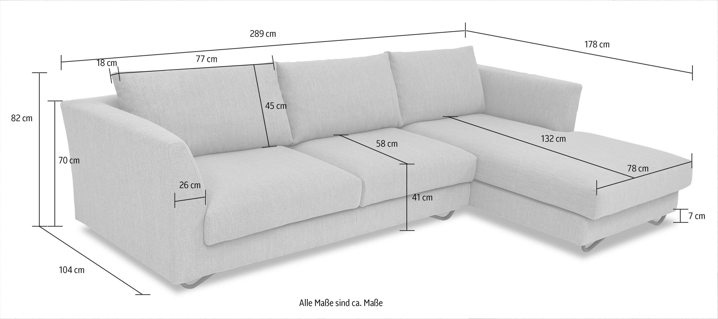 Alte Gerberei Ecksofa », L-Form«