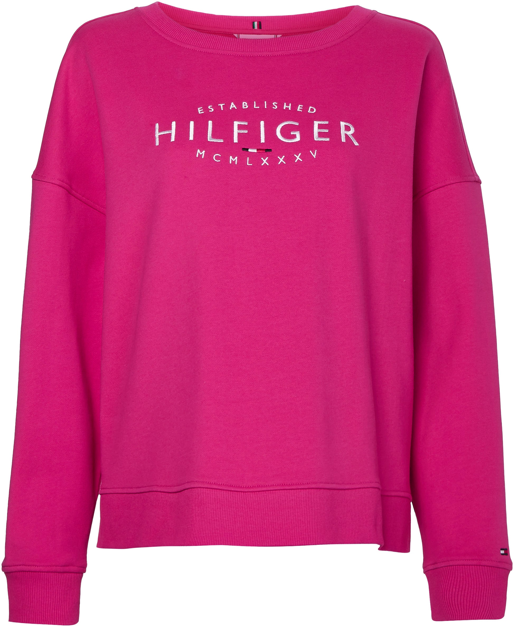 Tommy Hilfiger Sweatshirt »RLX NEW BRANDED O-NK SWEATSHIRT«, mit gesticktem TH-Schriftzug
