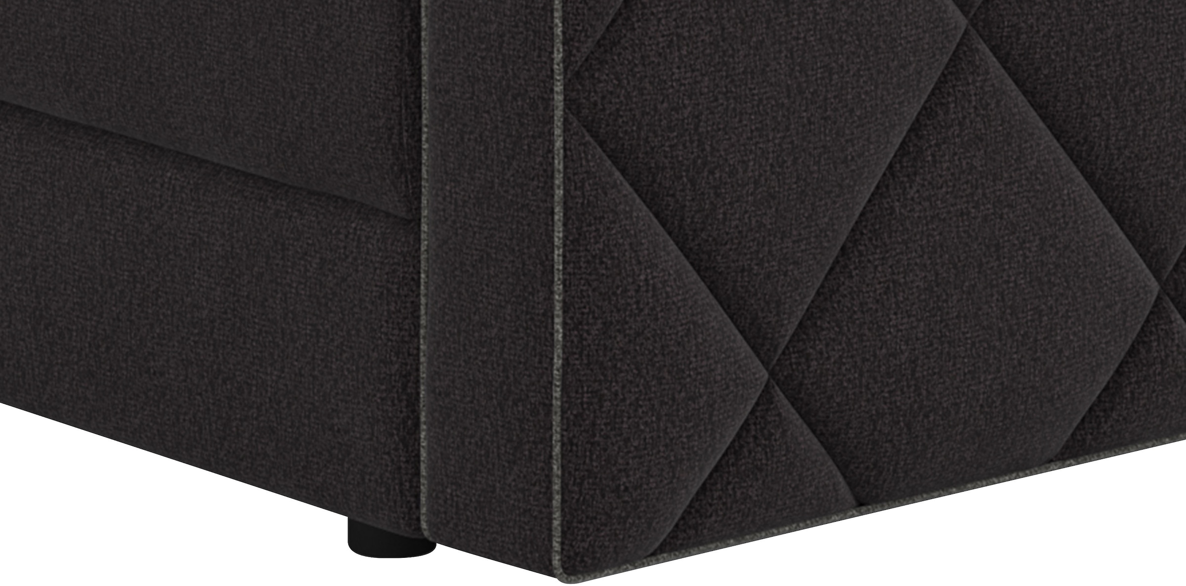 COTTA Boxspringbett »Tower inkl. Bettkasten, mit Keder in abgesetzter Farbe« in verschiedenen Breiten, Härtegraden und Farben erhältlich