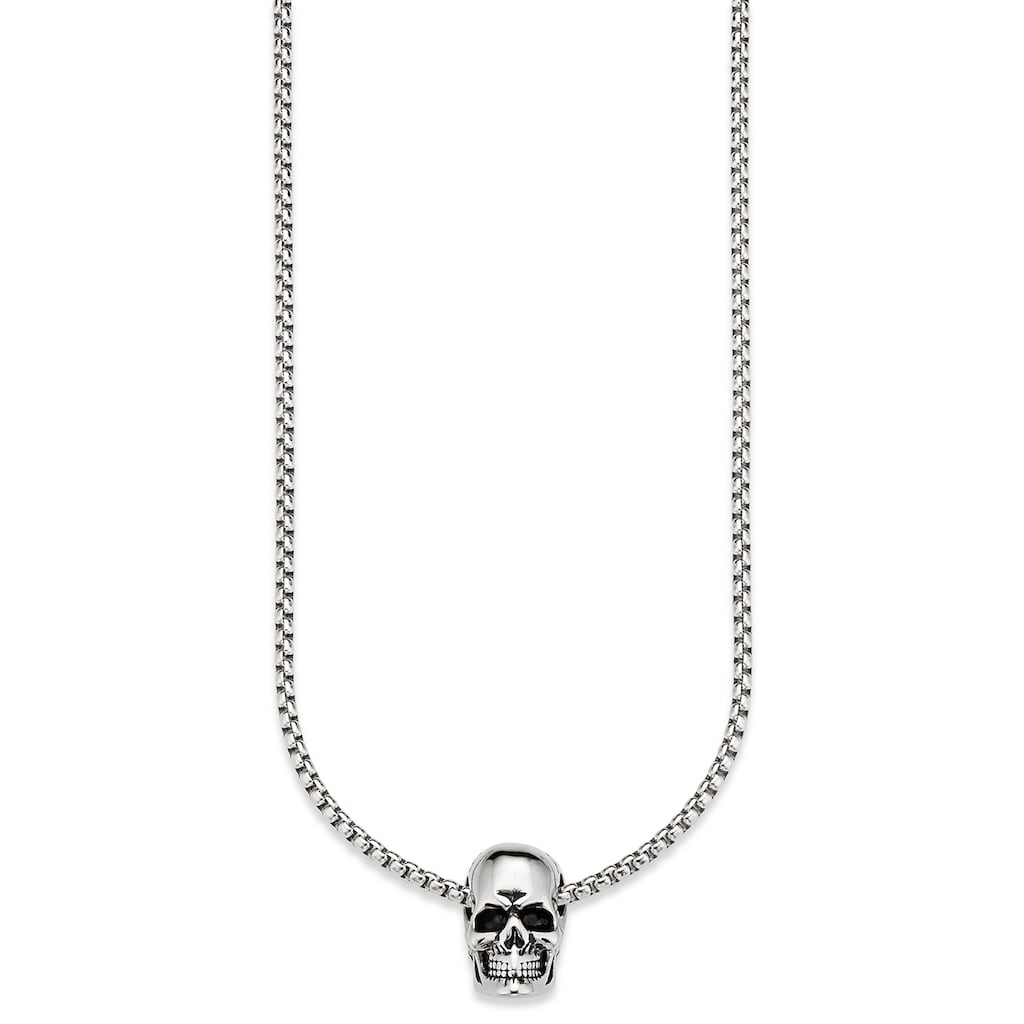 Bruno Banani Kette mit Anhänger »Schmuck Geschenk, Halskette Scull Totenkopf, Venezianerkette«