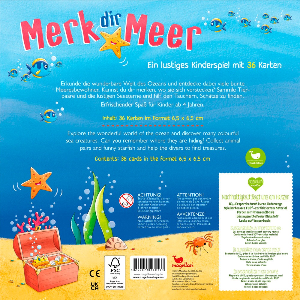 Magellan Spiel »Merk dir Meer«, Made in Germany