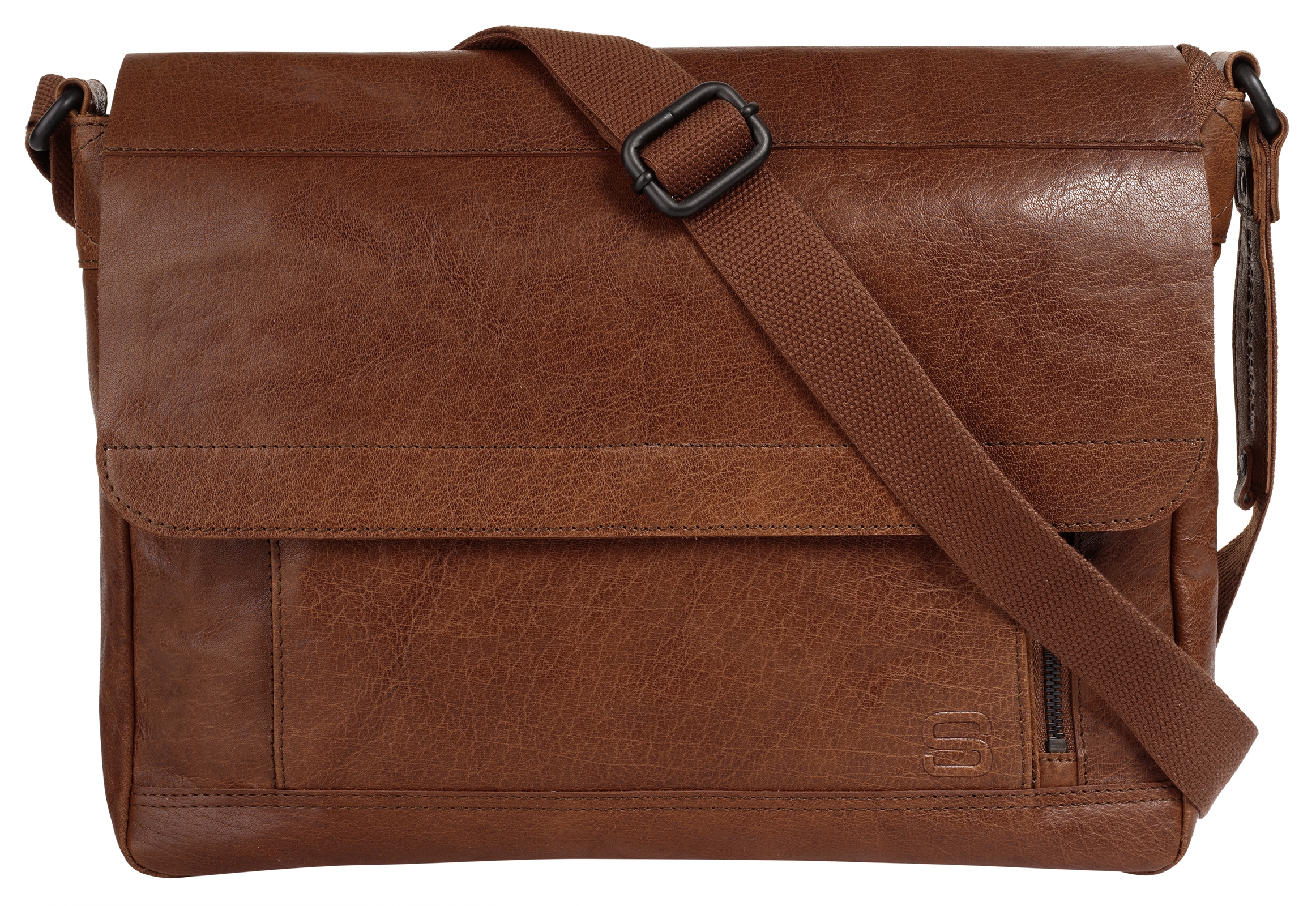 Messenger Bag, echt Leder