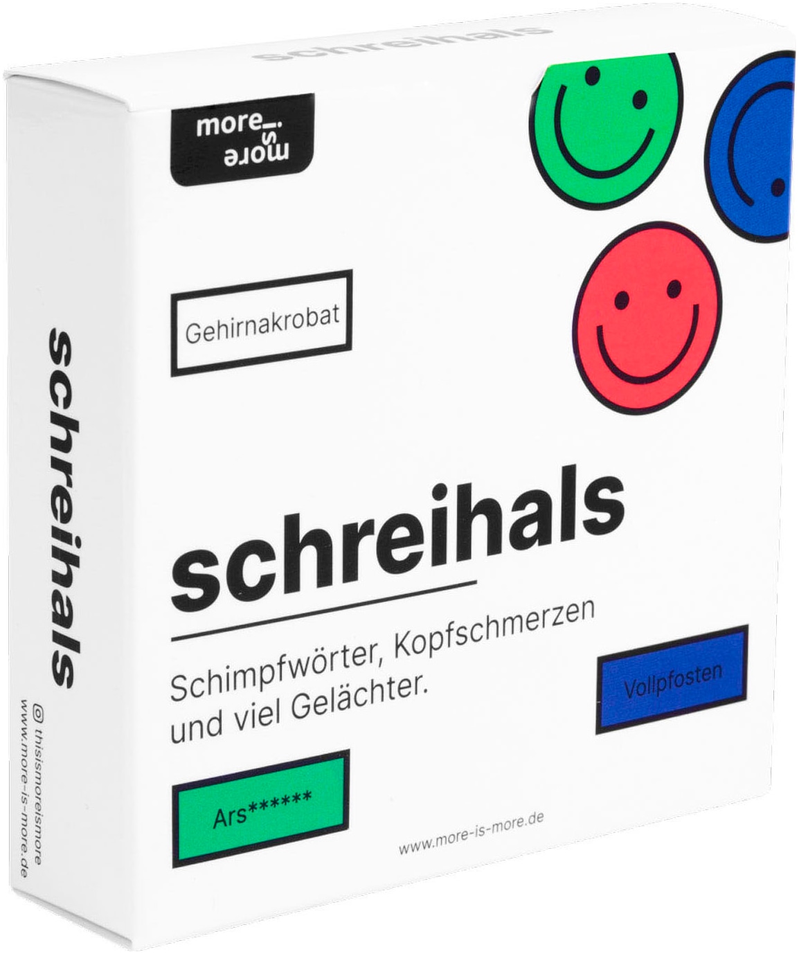 more is more Spiel »Schreihals«, Made in Europe