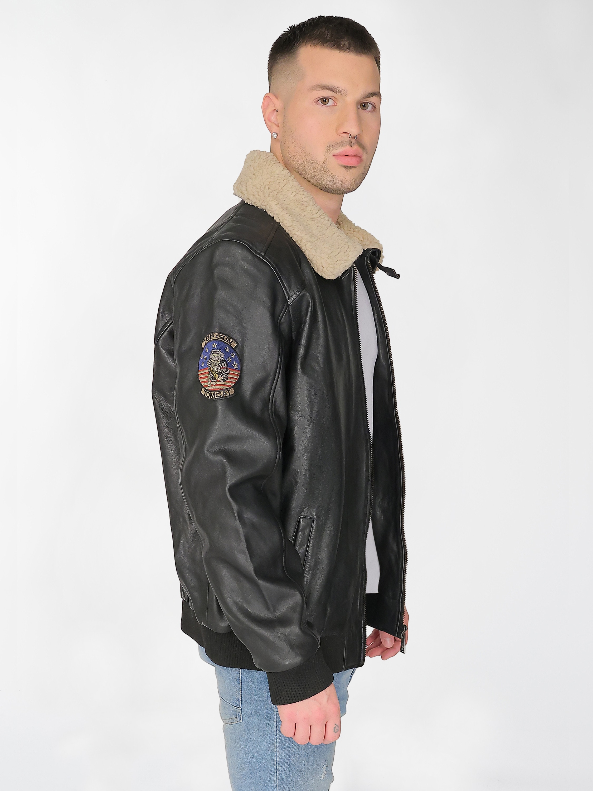 TOP GUN Lederjacke »Lederjacke TG20193144«