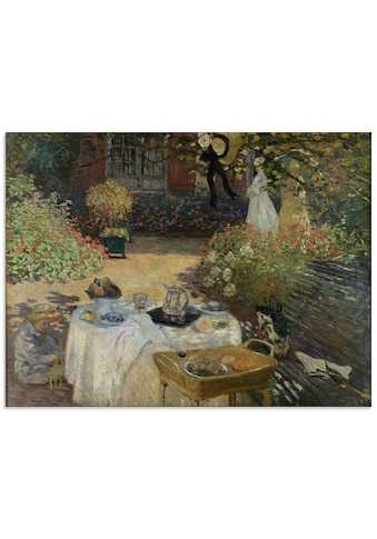 Artland Glasbild »Im Garten Claude Monets in Argenteuil«, Garten, (1 St.) kaufen