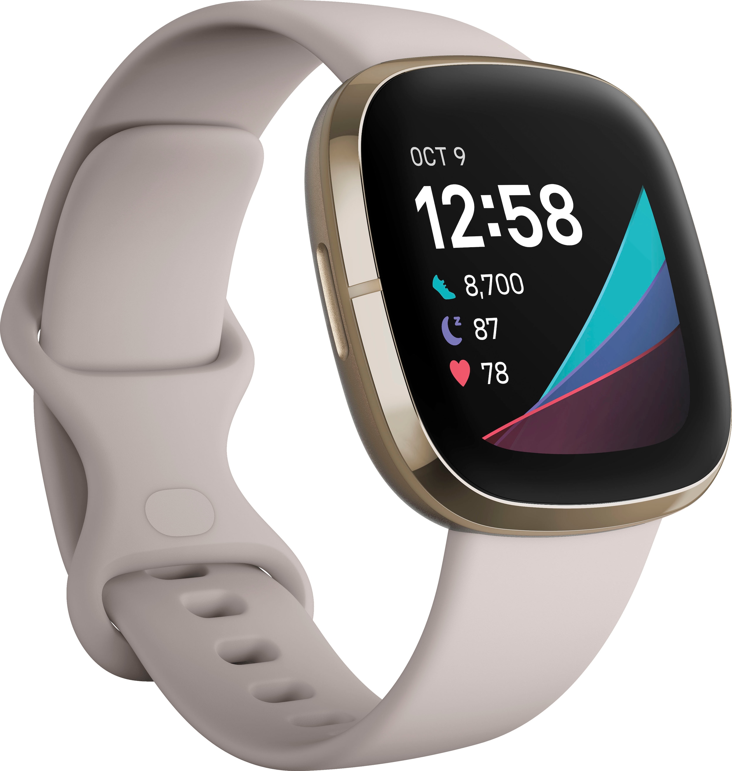 fitbit Smartwatch inkl. (FitbitOS5 6 Monate Premium) »Sense«, XXL Garantie ➥ UNIVERSAL | 3 Jahre Fitbit