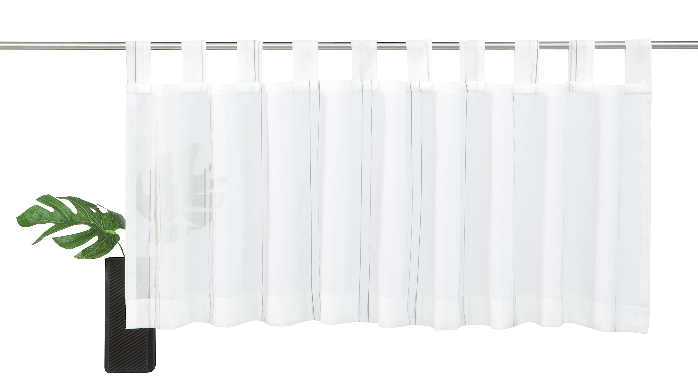 Gerster Scheibengardine »Silvana« Schlaufen 1 Stk. tlg. HxB: 50x150