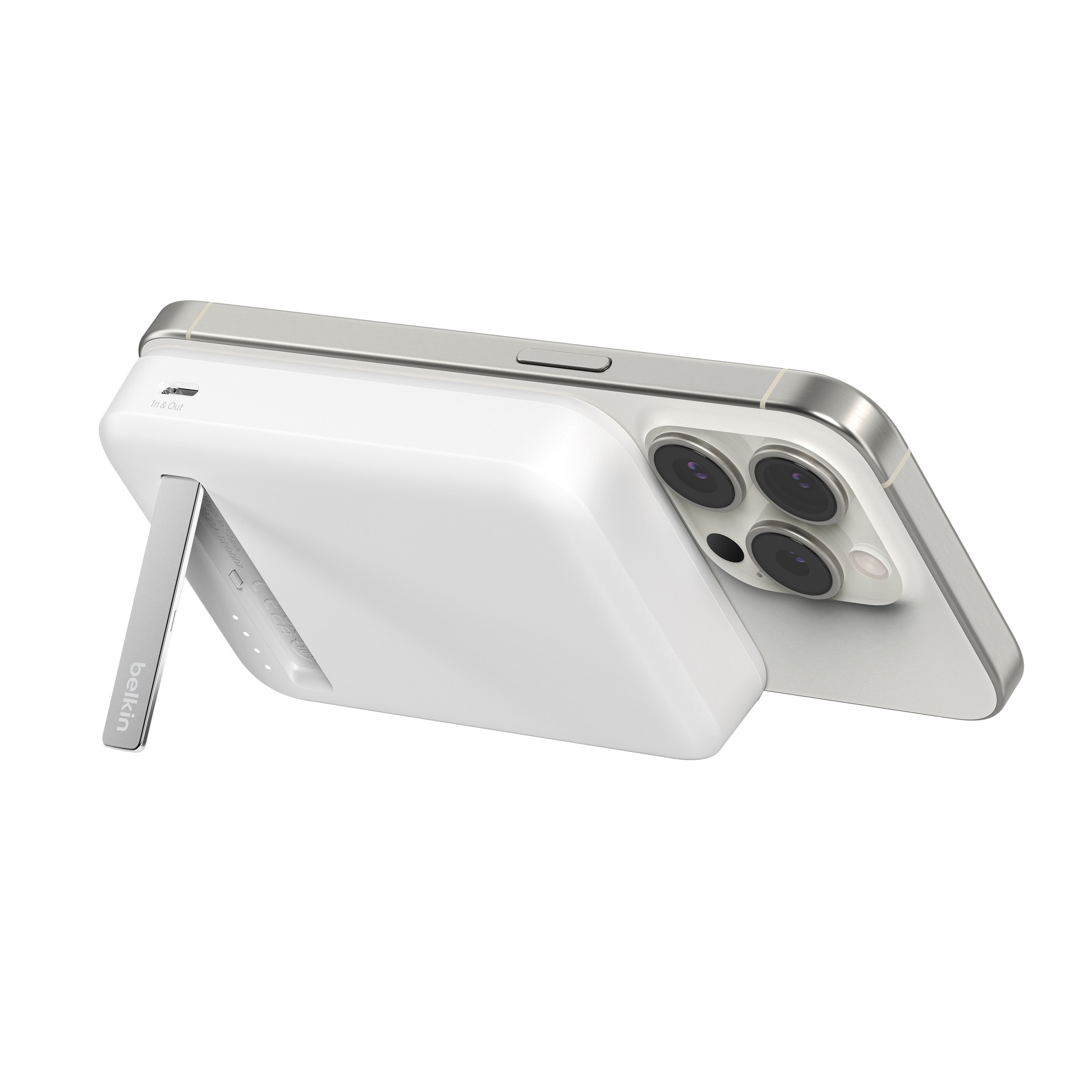 Belkin Powerbank »BoostCharge Pro Qi2 8K«, Belkin BoostCharge Pro Magnetische Powerbank Qi2 8K, magnetisch, kompatibel mit MagSafe