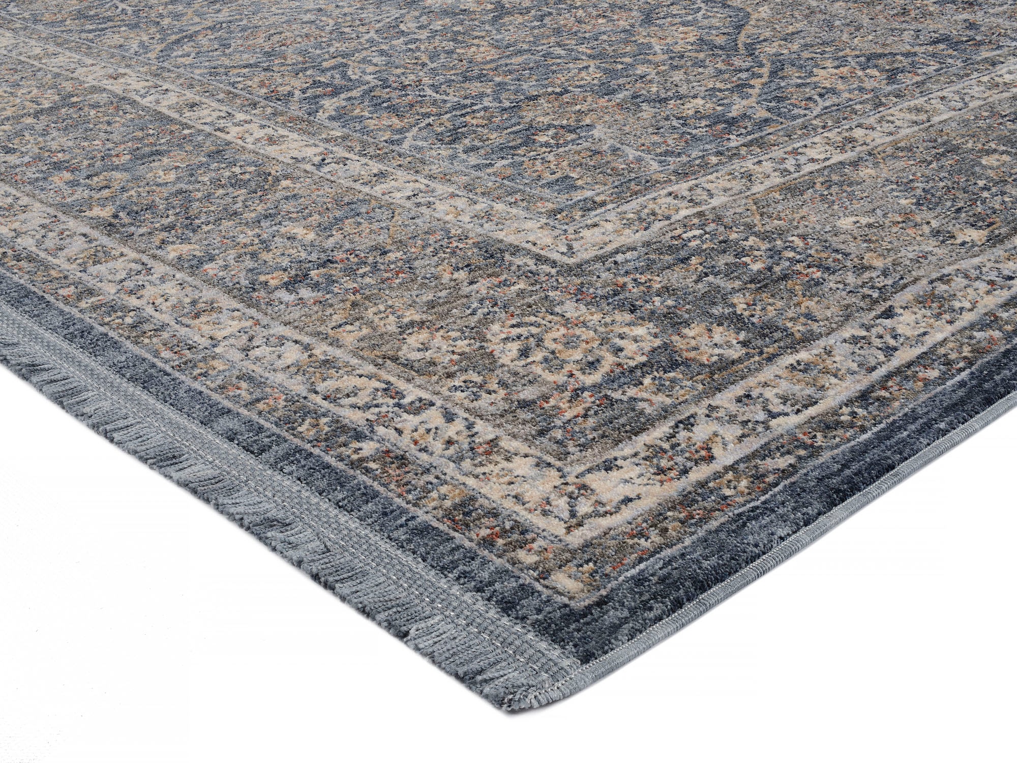 OCI DIE TEPPICHMARKE Teppich »SOLIST TABI« rechteckig 7 mm Höhe Kurzflor, kurze Fransen, Wohnzimmer
