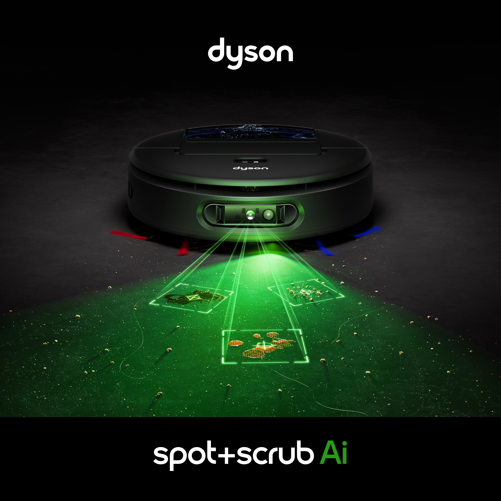 DYSON Saugroboter »spot+scrub Ai« Beseitigt versteckte Flecken mithilfe fortschrittlicher KI