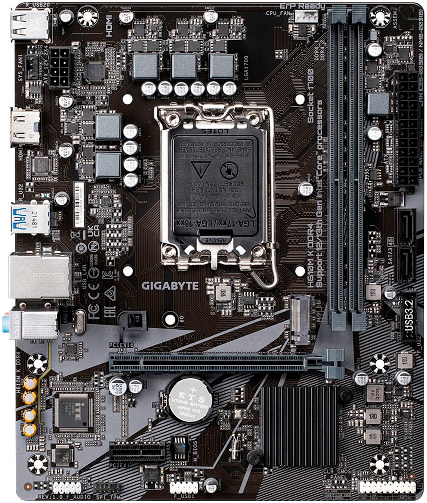 Gigabyte Mainboard »H610M K DDR4«
