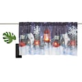 my home Scheibengardine »Winterzauber«, (1 St.), mit Weihnachtsmotiven HxB: 45x120, mit LED