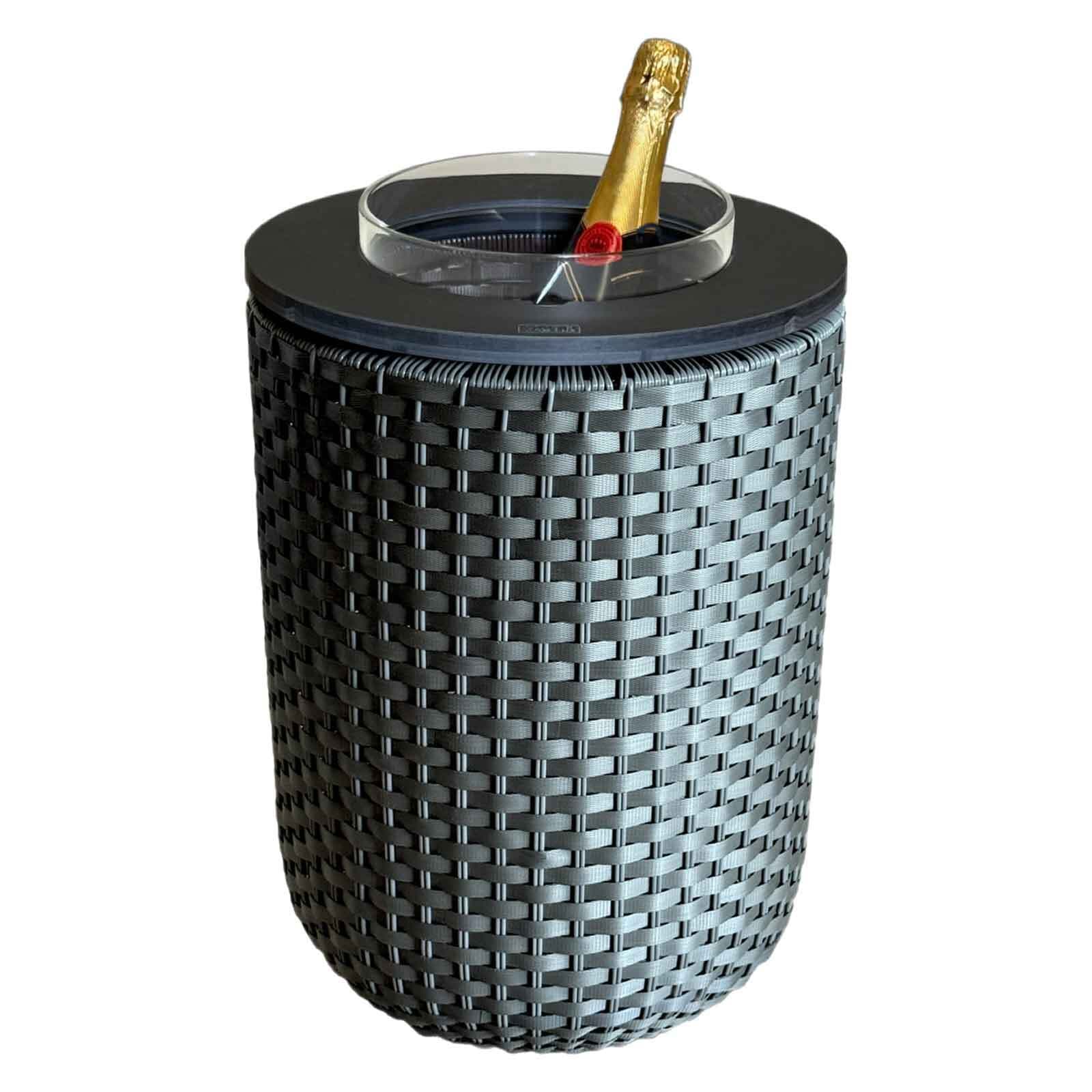 COOTAB COOLER TABLE 4-in-1 Loungetisch mit Acryl-Kühler London 50 cm
