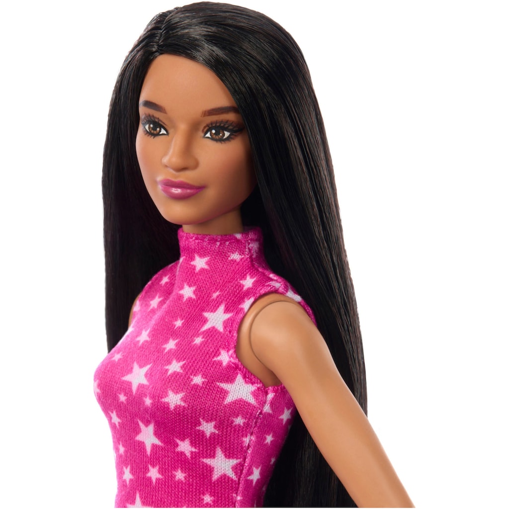Barbie Anziehpuppe »Fashionistas, Rock Pink and Metallic«