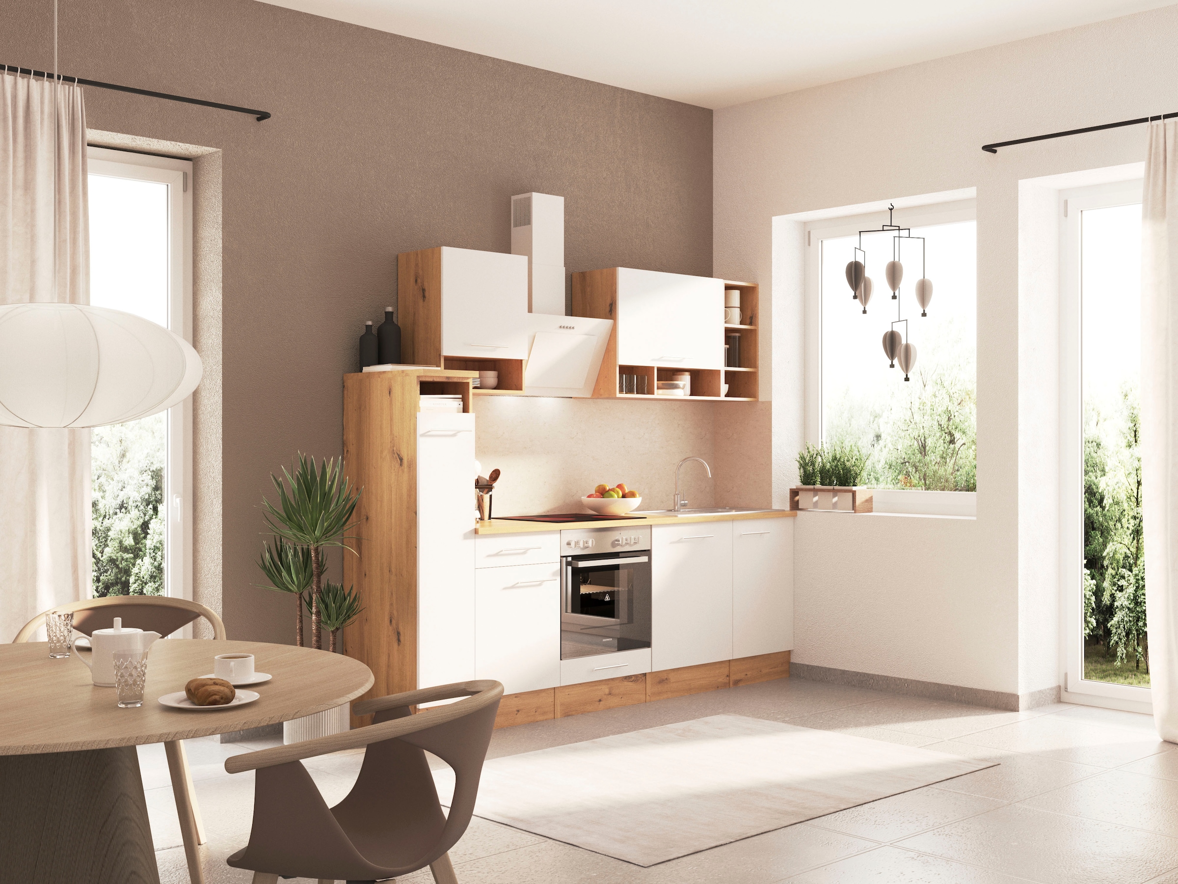 RESPEKTA Küche »Hilde« Breite 250 cm, wechselseitig aufbaubar, exkl. Konfiguration für OTTO