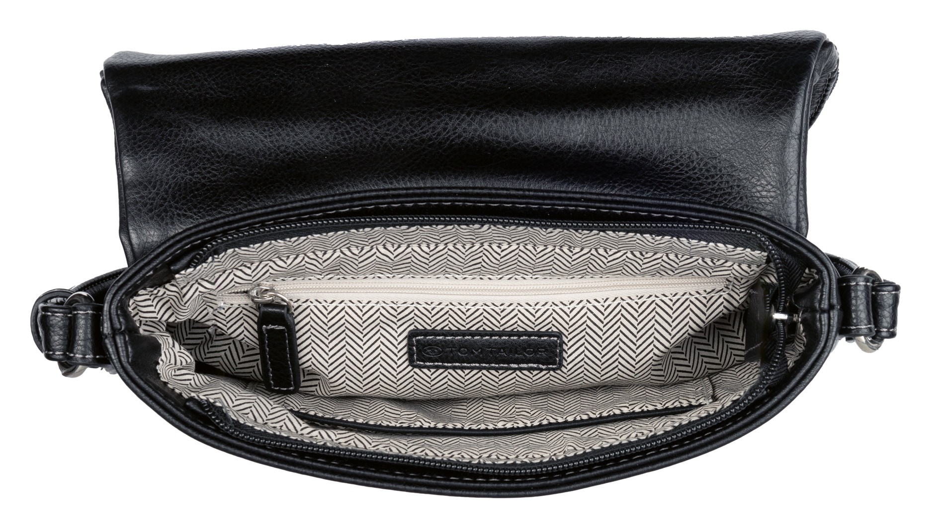 TOM TAILOR Umhängetasche »LARY« , Crossbody Bag mit modischen Quasten am Zipper