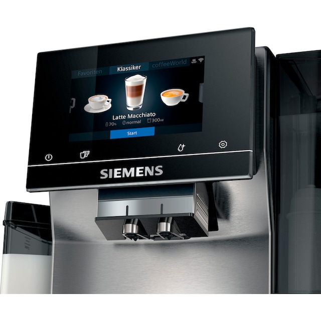 SIEMENS Kaffeevollautomat »EQ.700 integral - TQ707D03«, Full-Touch-Display,  bis zu 30 individuelle Kaffee-Favoriten mit 3 Jahren XXL Garantie