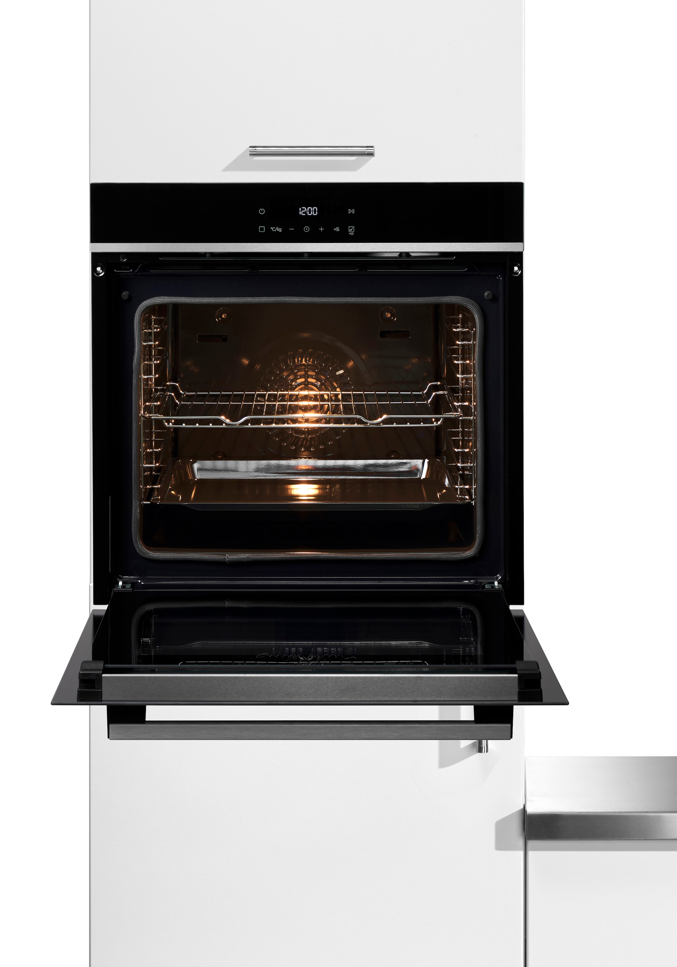 SIEMENS Pyrolyse Backofen iQ300 »HB572ABS3«, mit Teleskopauszug nachrüstbar, Pyrolyse-Selbstreinigung, AirFry-Funktion