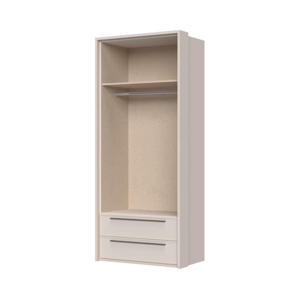 Places of Style Drehtürenschrank »Opera mit oder ohne Kranz inkl. LED-Bel.,B92,137,182 oder 227 cm«, UV lackiert, Soft Close Funktion, Höhenverstellbare Füße