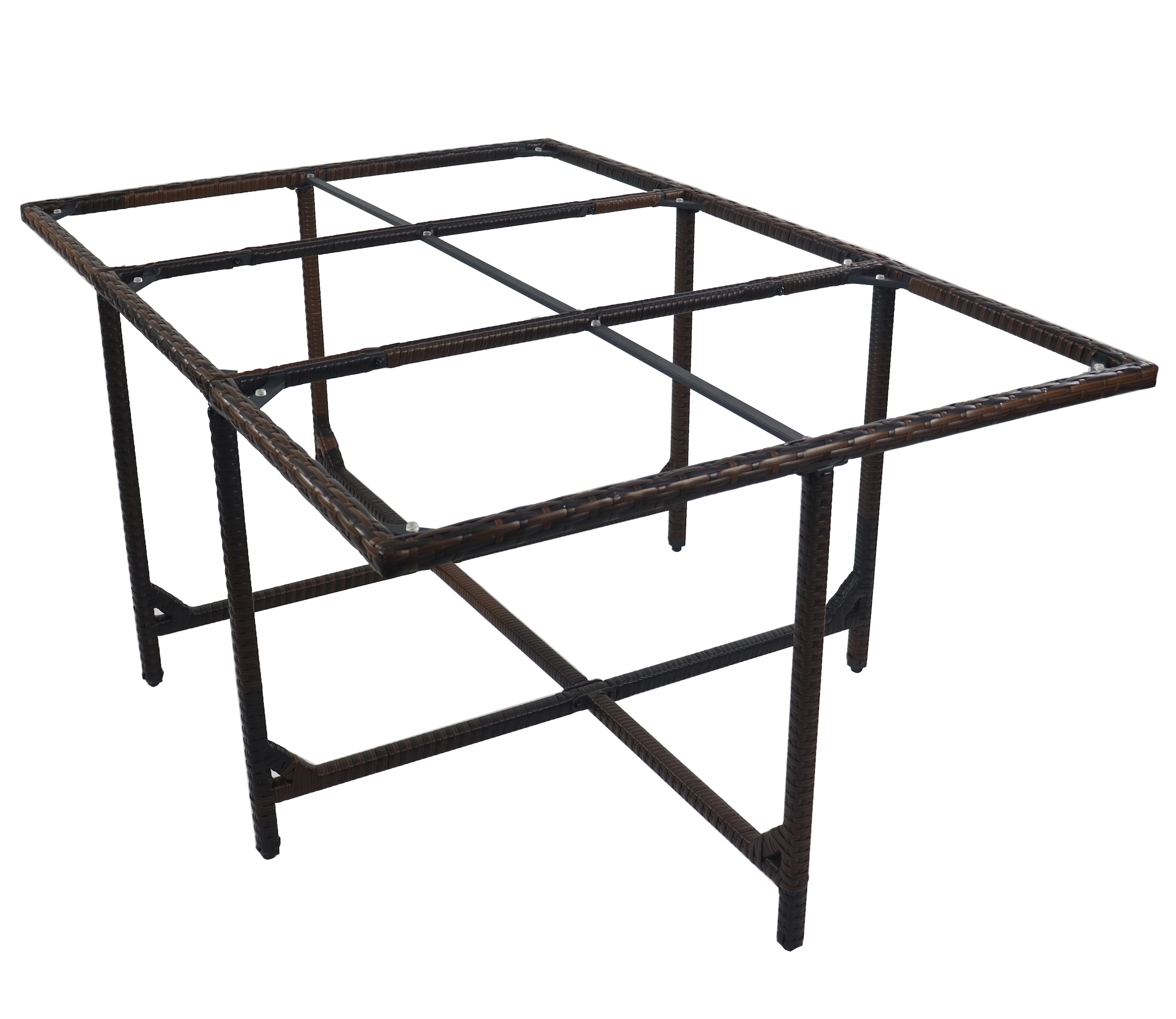 VCM Gartentisch »VCM Gartentisch | Tisch aus Rattan | Maße ca. H. 74 x B. 170 x T. 110 cm | Gartentisch | Gartenmöbel ¿ Raloso 170x110«, (Raloso)
