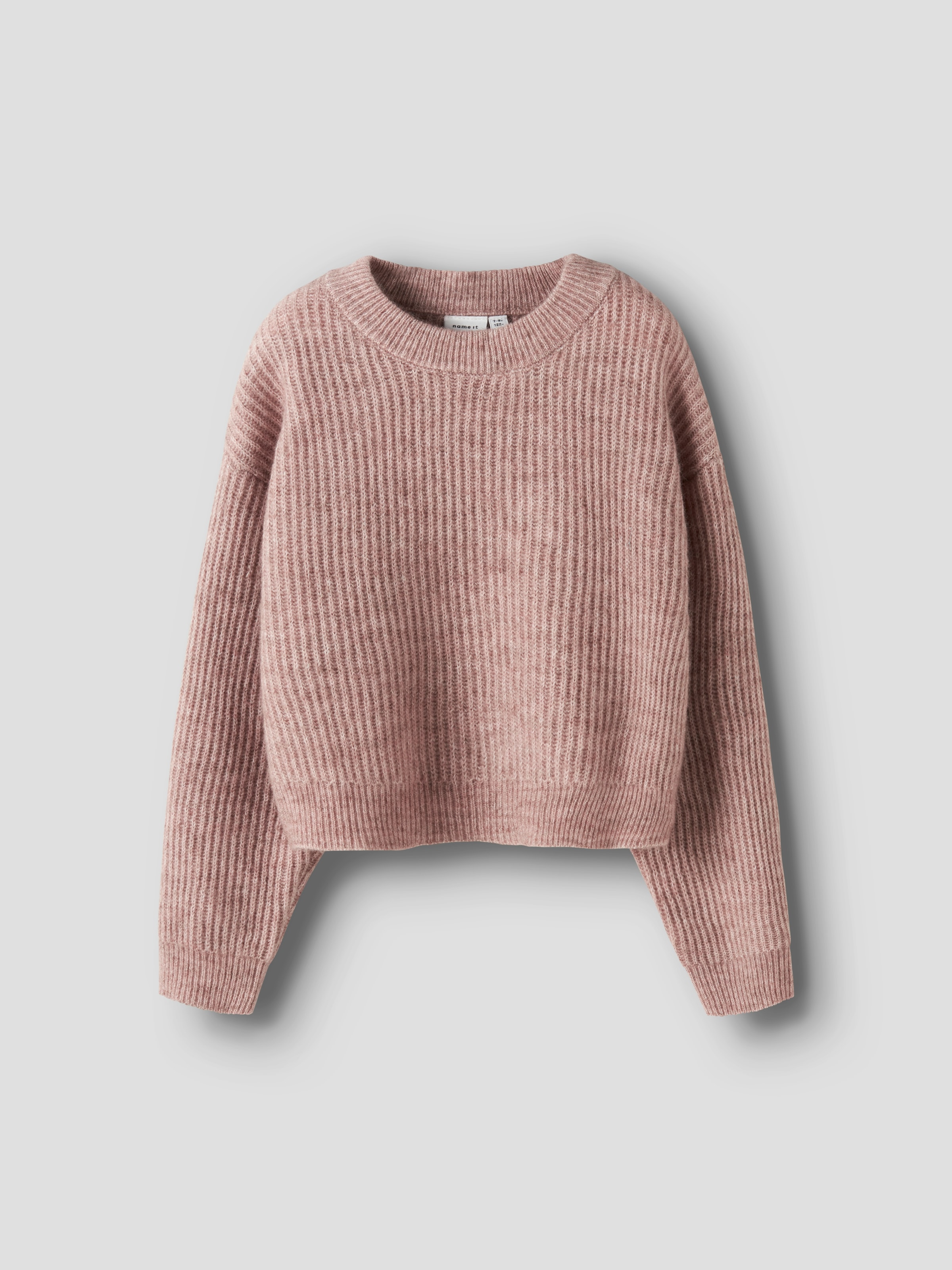 Name It Strickpullover »NKFHOLLY LS BOXY SHORT KNIT NOOS«
