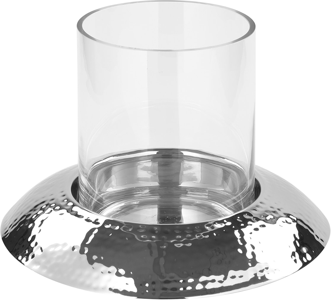 Glas, Garantie und Windlicht cm Aluminium 3 St.), »NAPA«, | online für 24 mit (1 XXL Jahren Stumpenkerzen, aus Höhe Fink kaufen