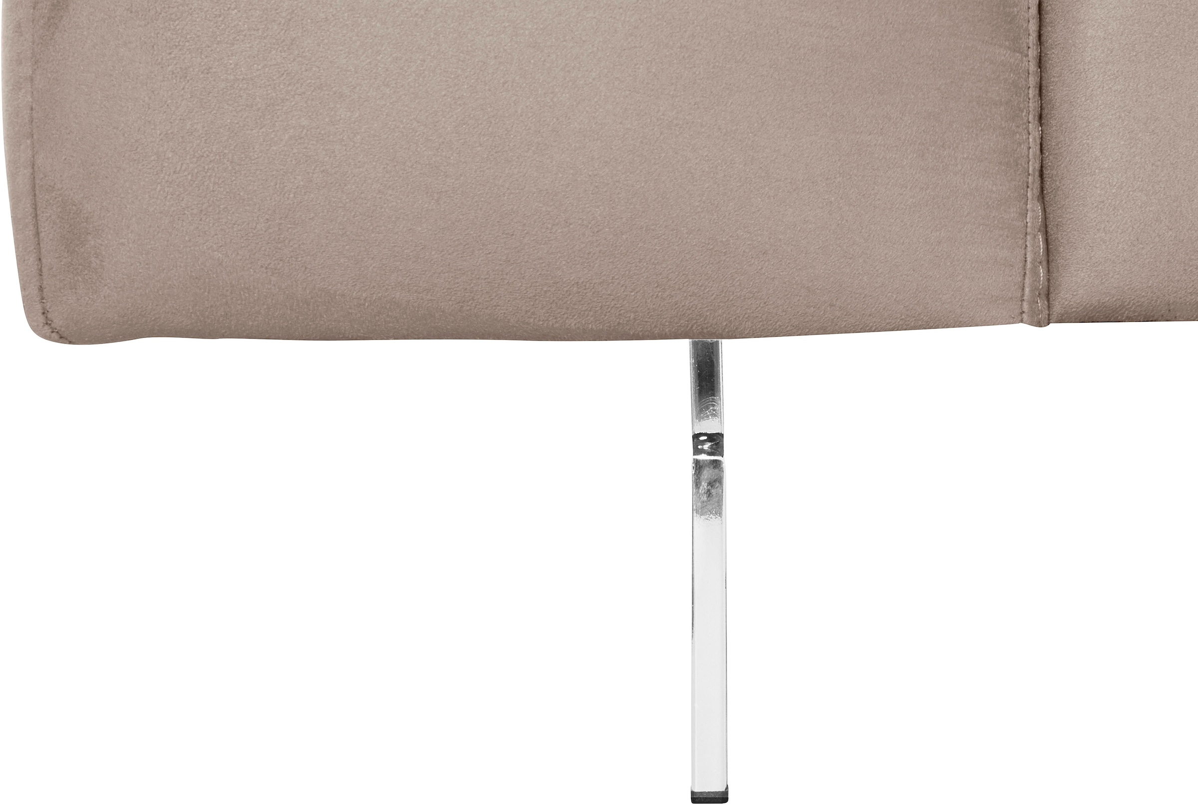 COTTA 2-Sitzer »Chef« Big-Sofa mit Kopfteilverstellung, edle Metallkufen