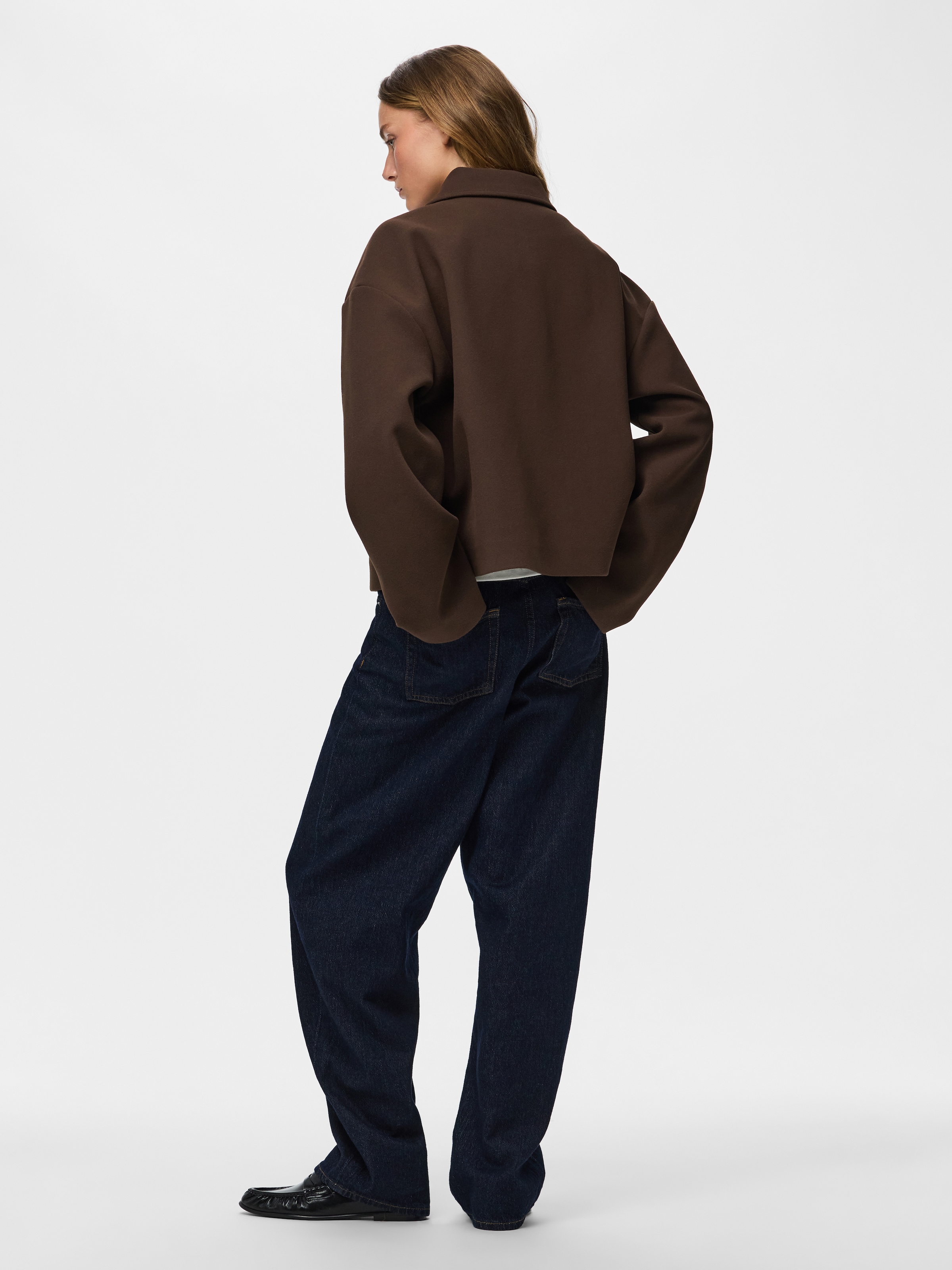 pieces Kurzjacke »PCAYA SHORT COAT NOOS BC« Kunstfaser