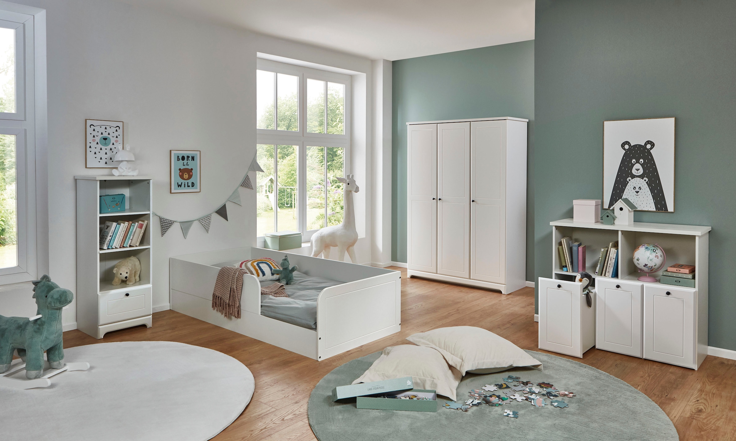 arthur berndt Jugendzimmer-Set »Kinderzimmer »Thilo«  Set 4-teilig« Set, 4 Stk. tlg. Modernes Kleinkinderzimmer - Set