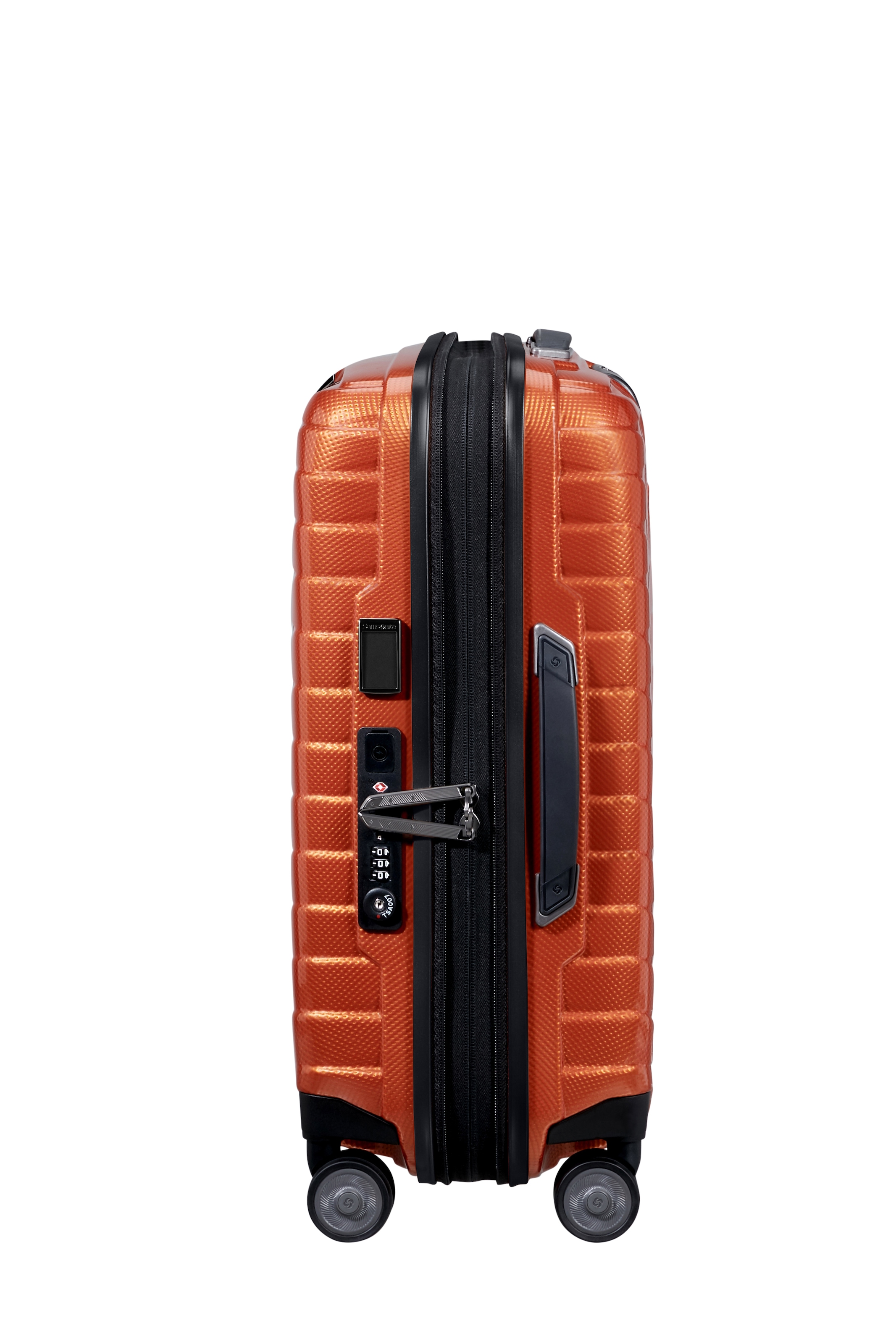 Samsonite Hartschalen-Trolley »PROXIS, verschiedene Größen und Farben« 38 l 4 Rollen arretierbares und versenkbares Druckknopf-Trolleysystem
