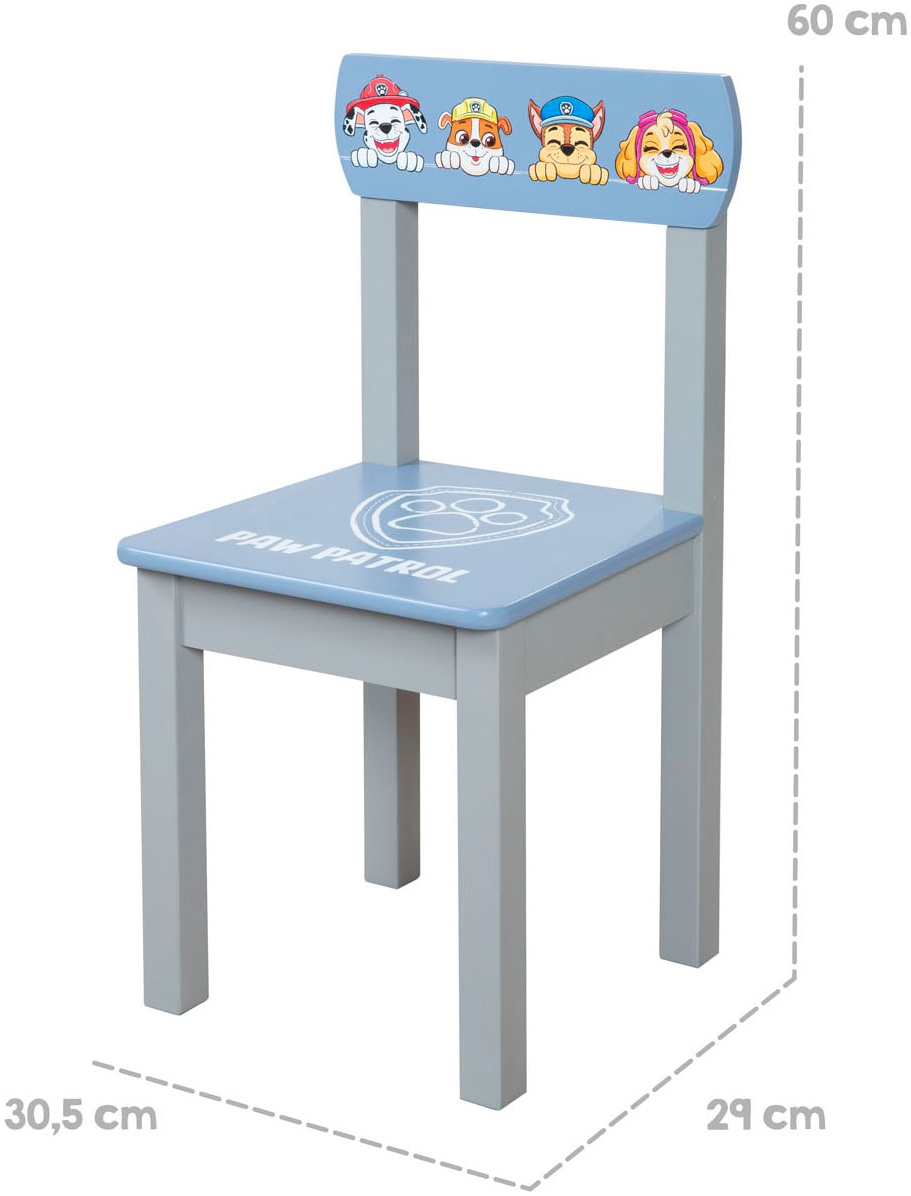 roba® Kindersitzgruppe »Paw Patrol«, (Set), mit Tisch und 2 Kinderstühlen