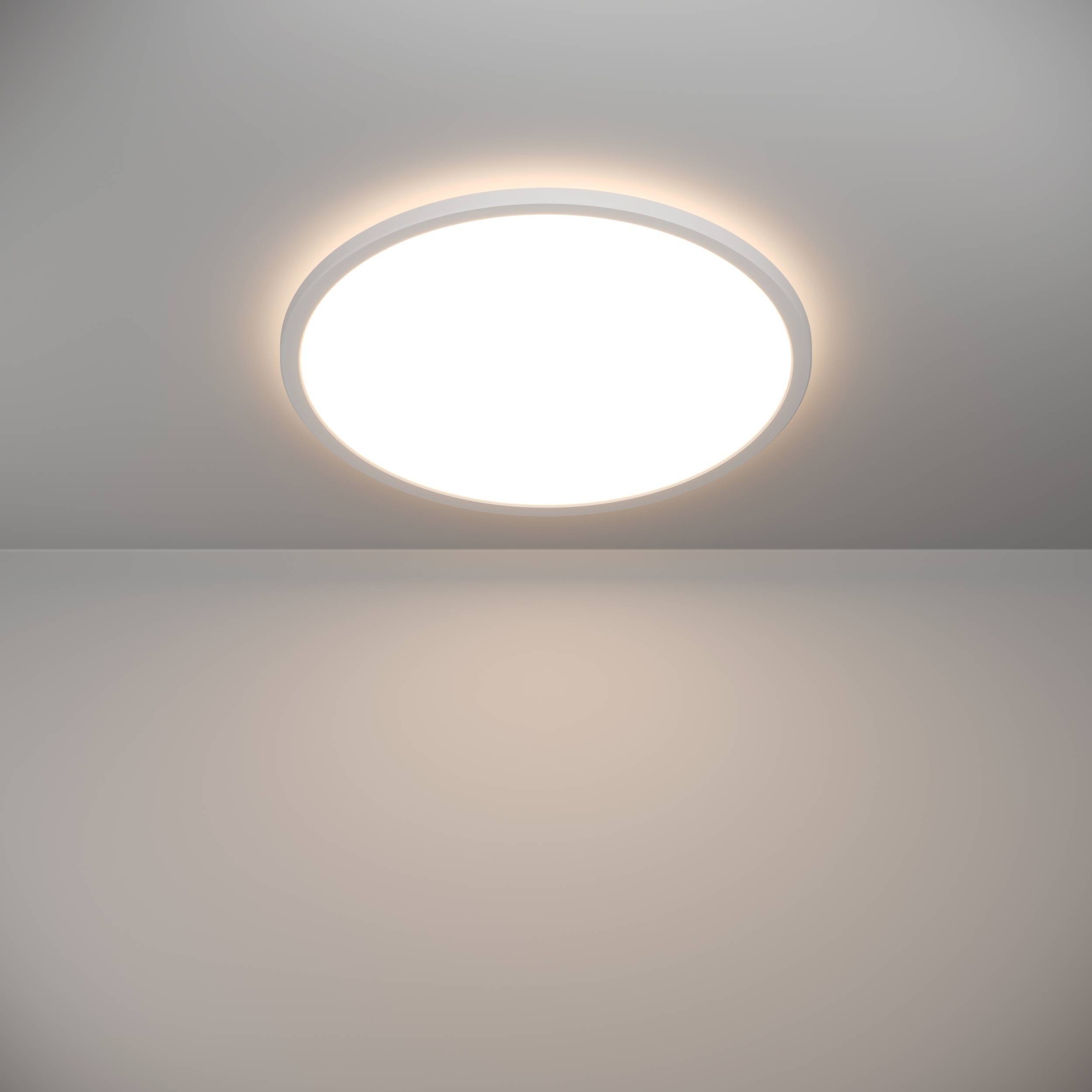 EGLO Deckenleuchte »Rovito Deckenlampe, Deckenbeleuchtung, Badlampe, Kunststoff, IP44« LED-Modul 1 Stk. Kaltweiß | Neutralweiß | Warmweiß Wand-/Deckenleuchte - H3,2 x Ø50 cm - weiß - 16,8W inkl.