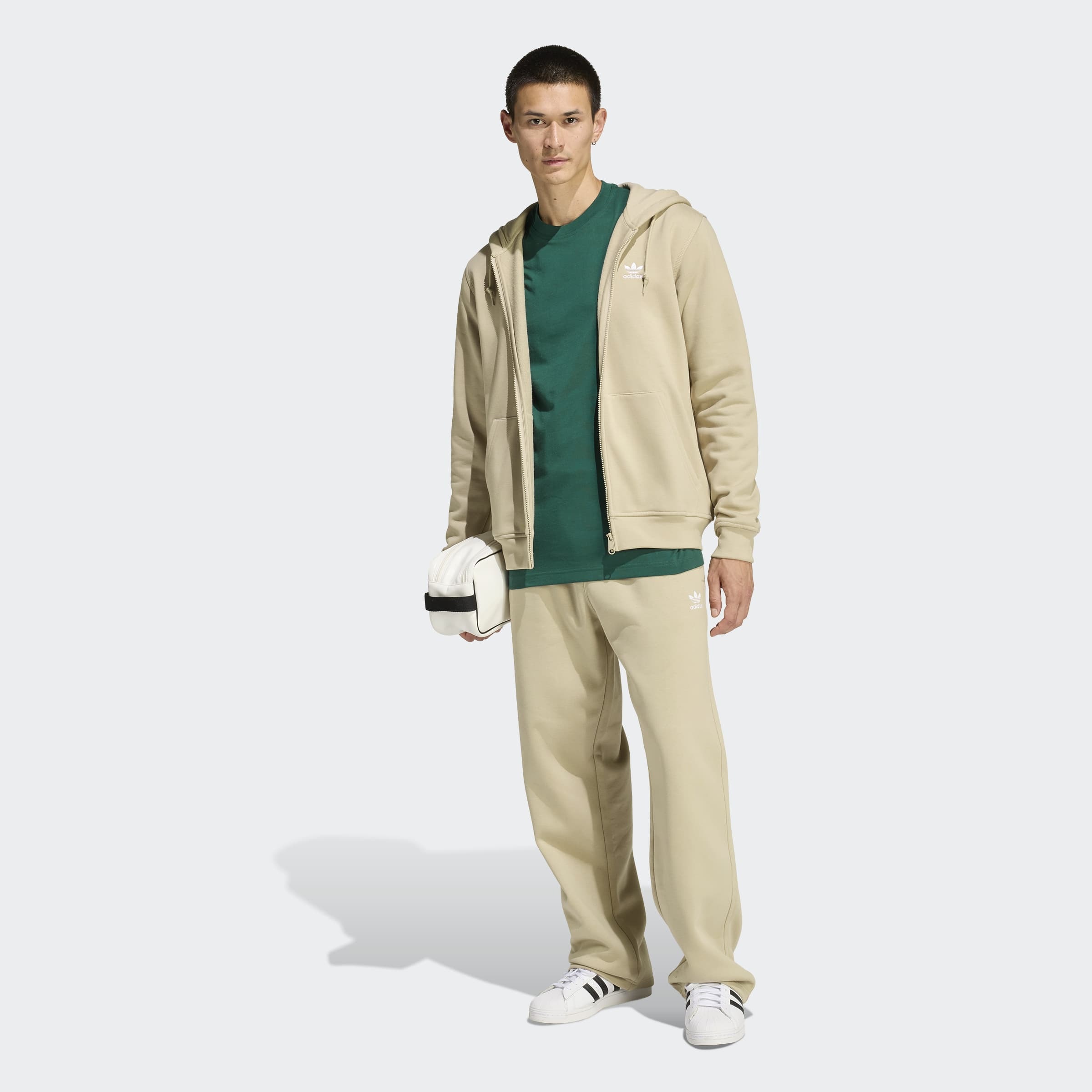 adidas Originals Kapuzensweatshirt »TREFOIL ESSENTIALS«, Full Zip Hoddie, Kapuzenpullover, Kapuzenjacke mit Reißverschluss
