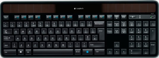 Logitech Tastatur »Wireless Solar Keyboard K750 - DE-Layout«, (Ziffernblock)