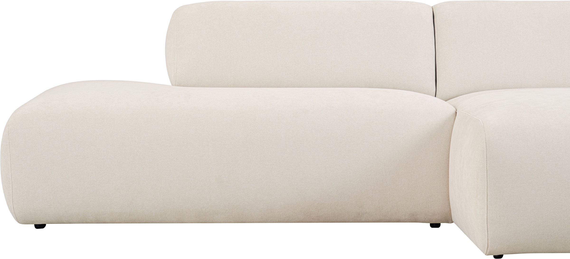 andas Ecksofa »Myrland«, Breite 222 cm, Chenille, Easy Clean Stoff, mit Kaltschaum