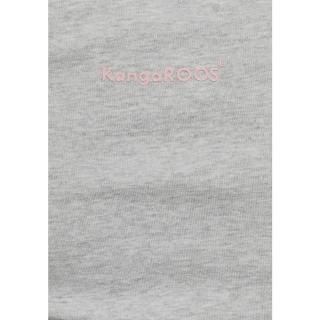 KangaROOS Rundhalsshirt, mit großem Logodruck im Collage-Look bei ♕