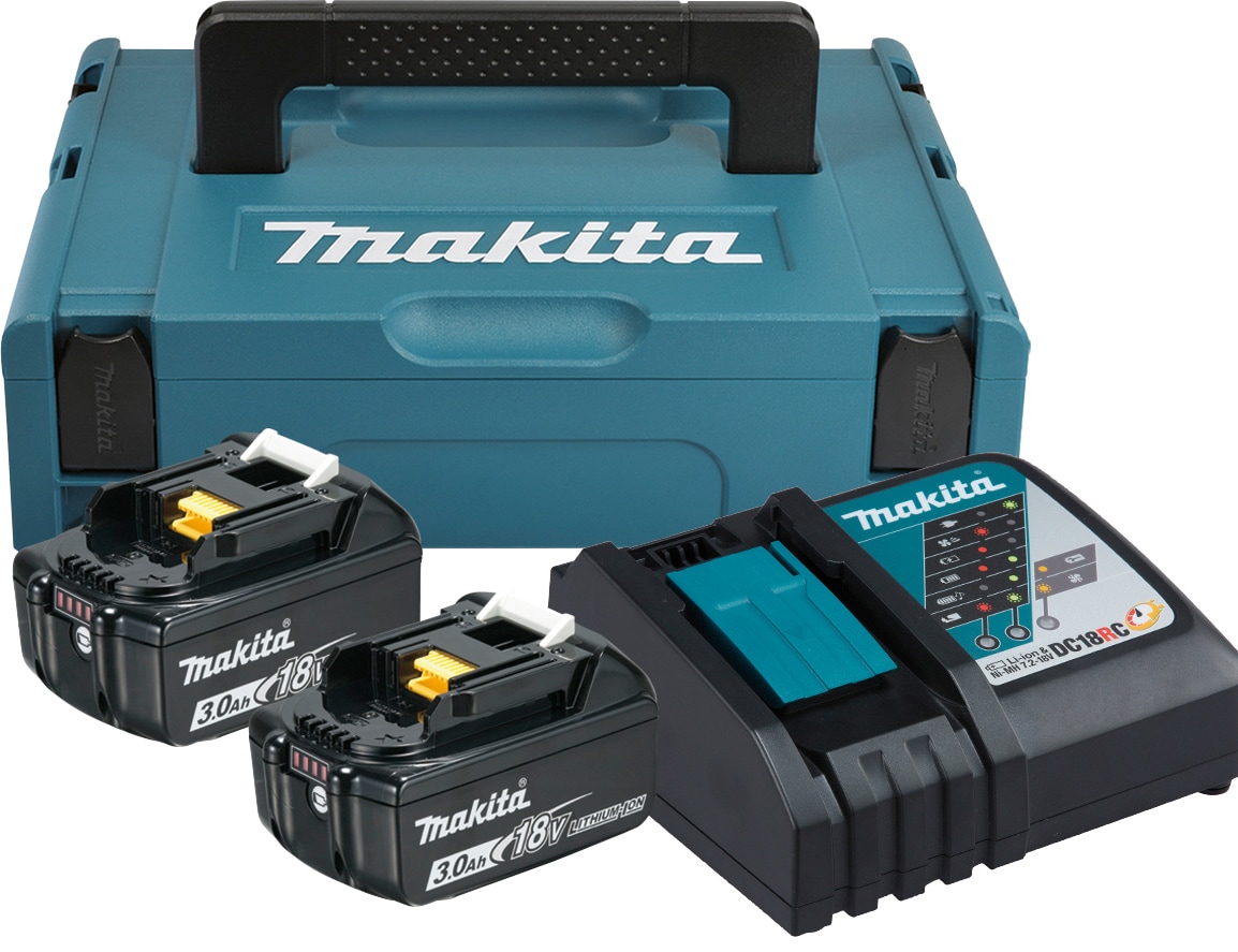 Makita Akku Starter-Set »Power Source Kit«, 2 Akkus und Ladegerät online  kaufen | mit 3 Jahren XXL Garantie